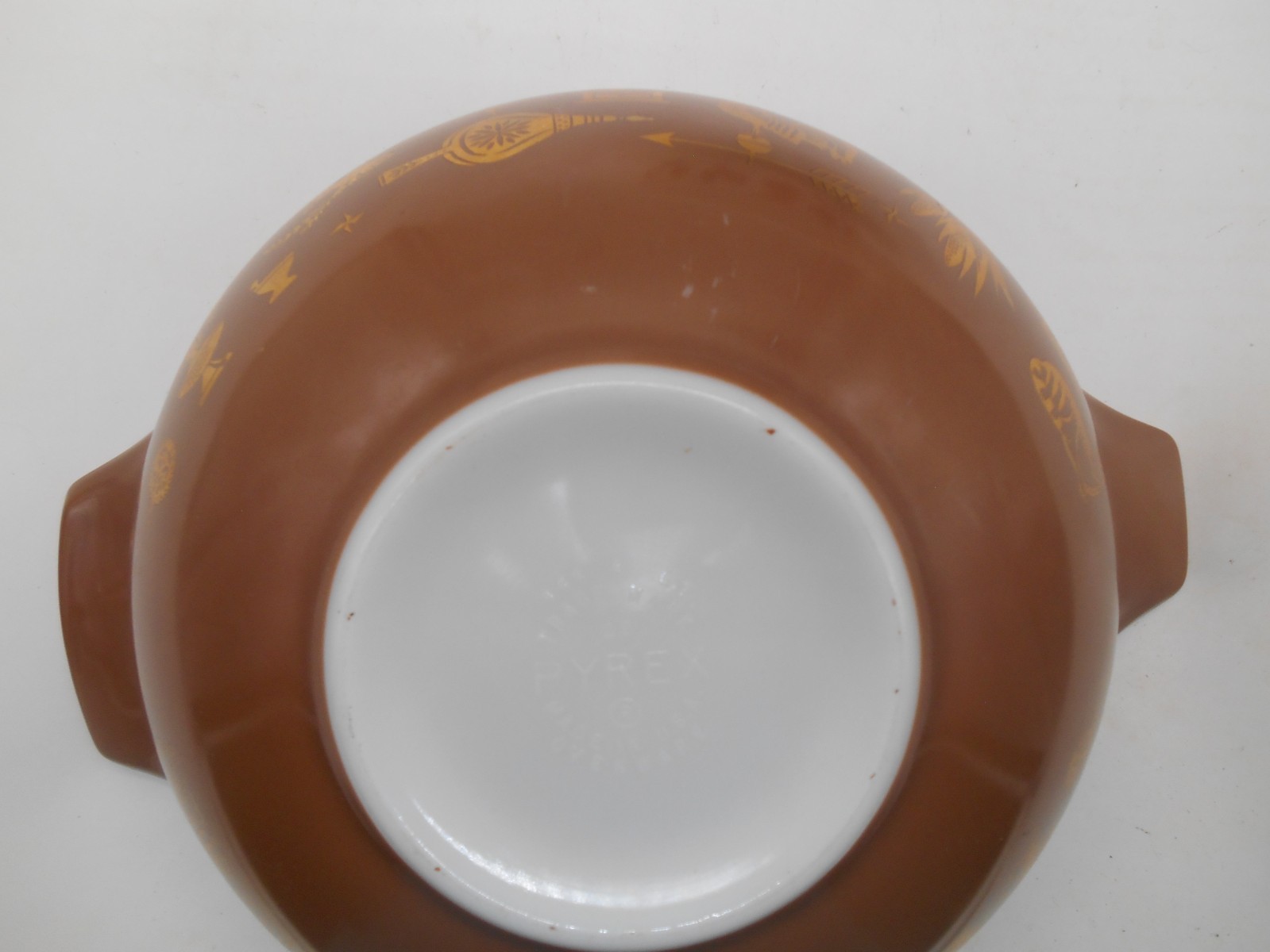 Vintage Set of 4 Pyrex Early American Cinderella Nesting Mixing Bowls 441-444