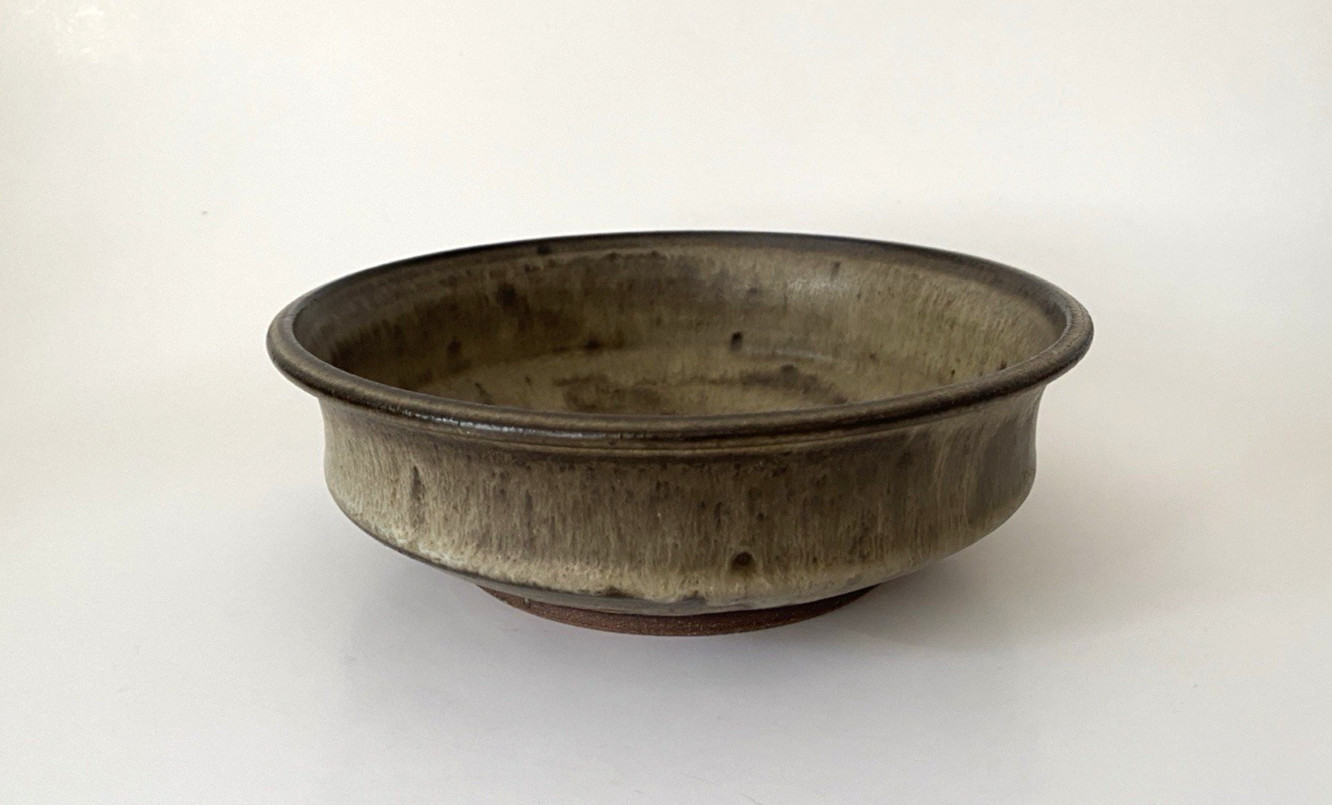 Rare! Vintage MCM Studio Art Pottery Bowl by Bruce Anderson (1915-1986)