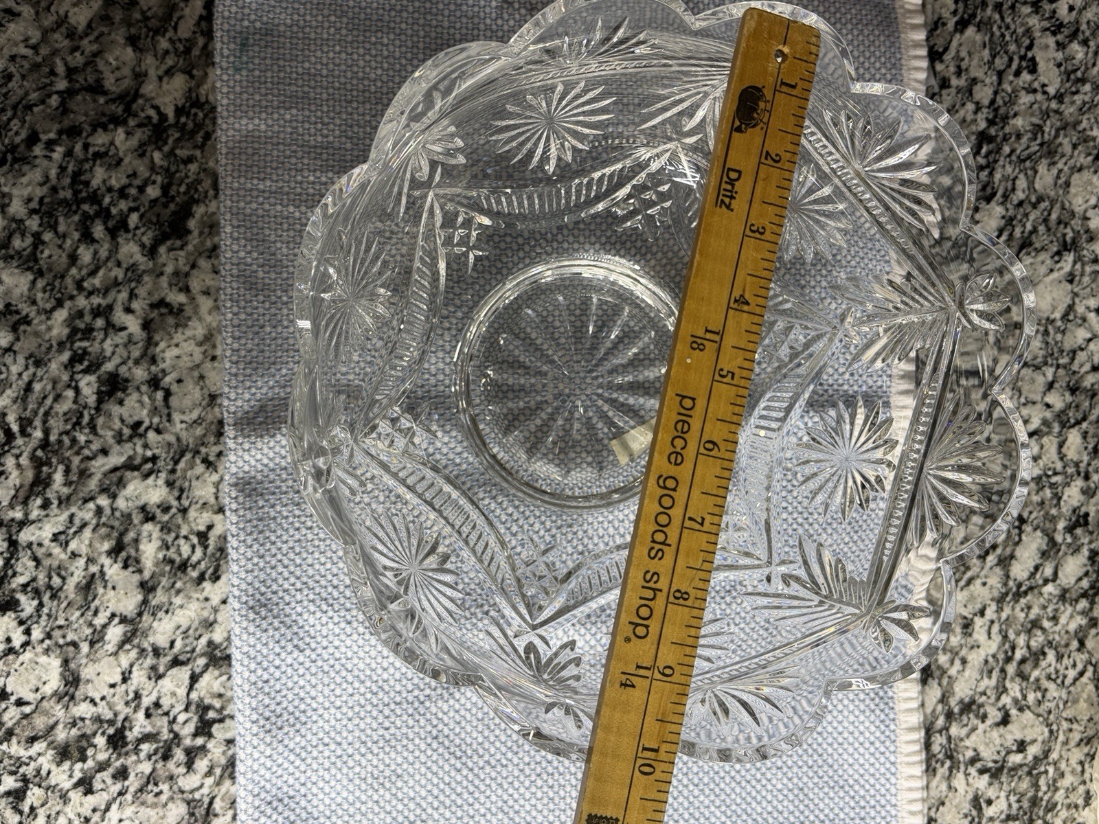 Auth Waterford Crystal Winter Wonderland Bowl — Designers Gallery LE 45/2500