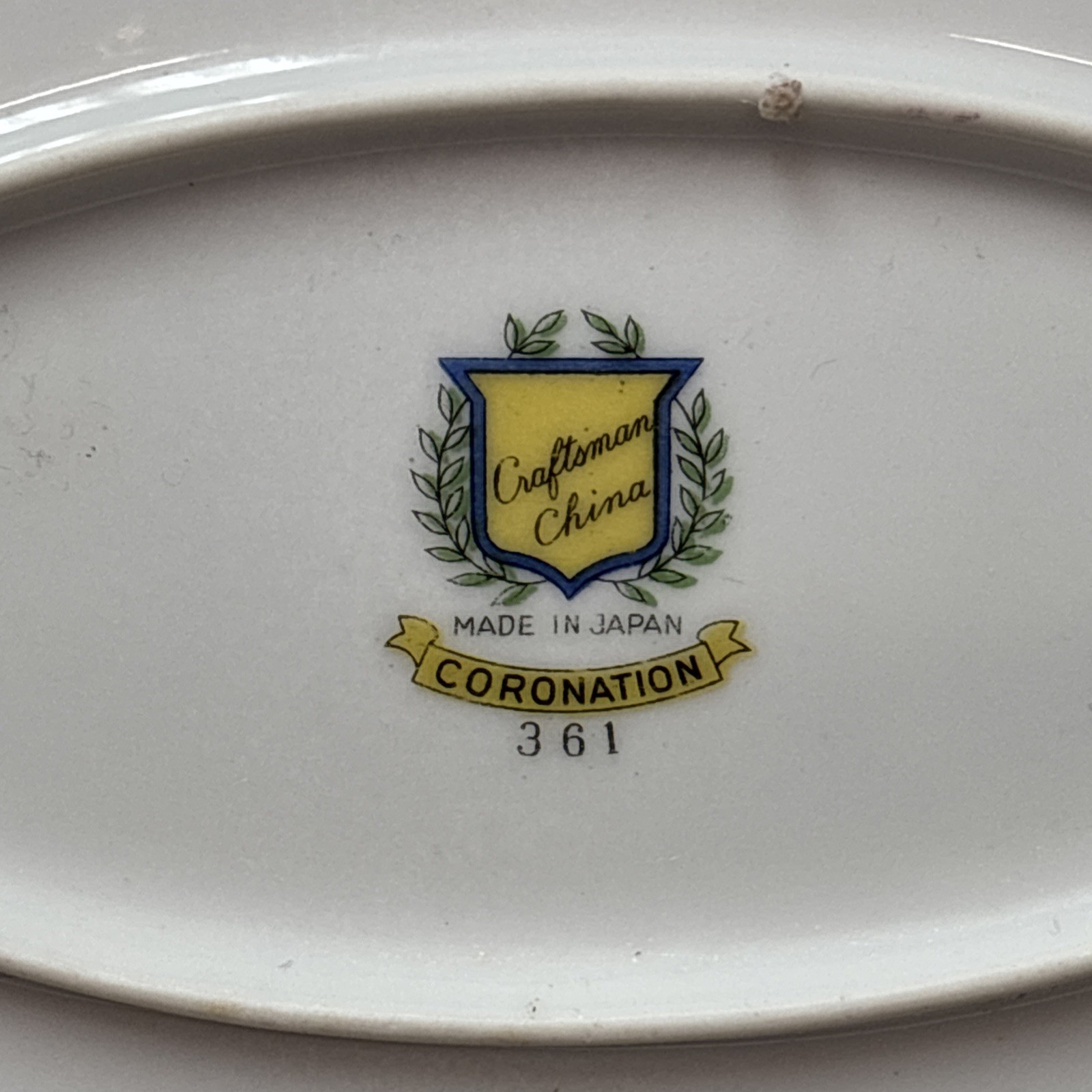Craftsman China Japan CORONATION Platter 16 1/8 Inches