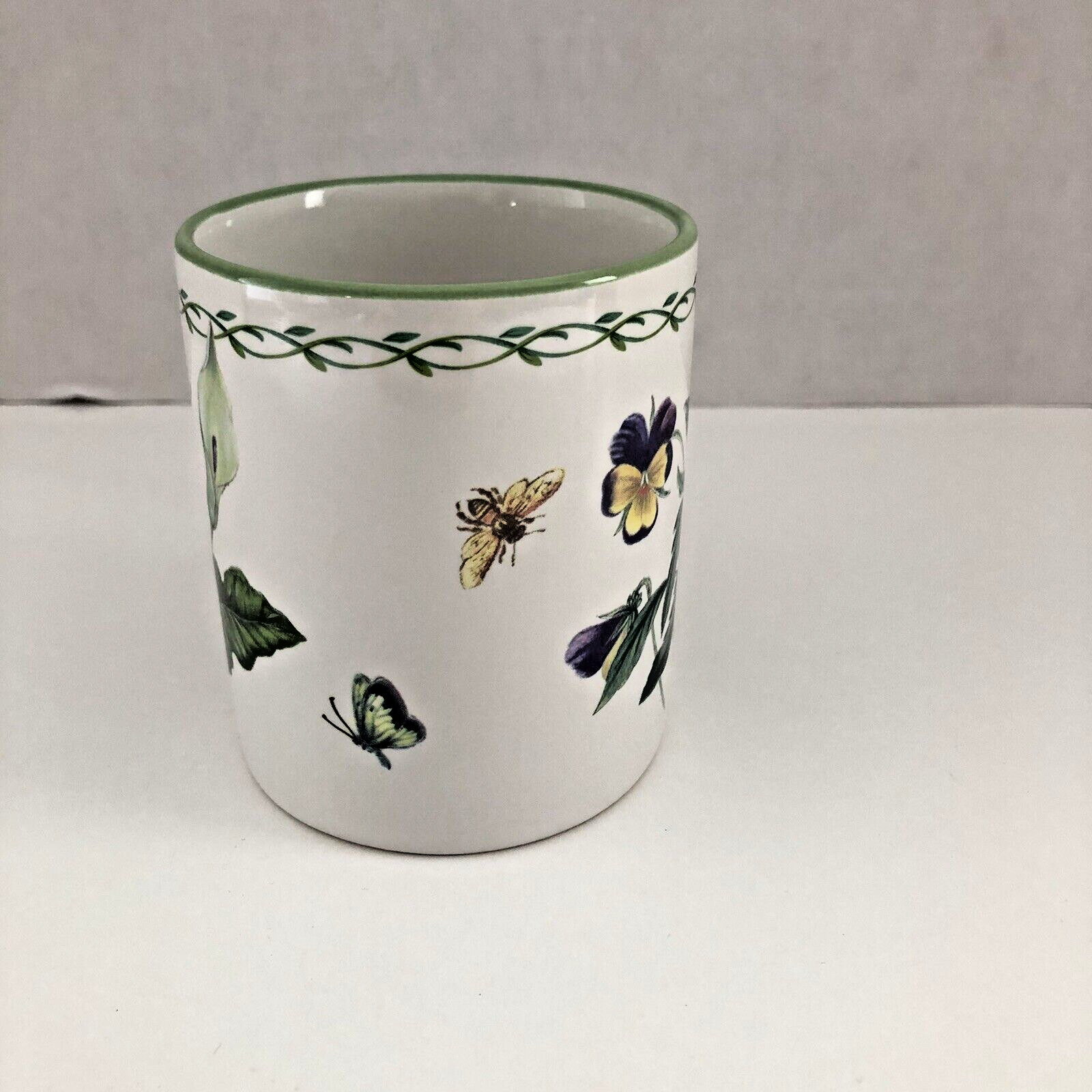 Studio Nova Garden Bloom Y2372 Stoneware Mug Floral with Butterflies and Bees