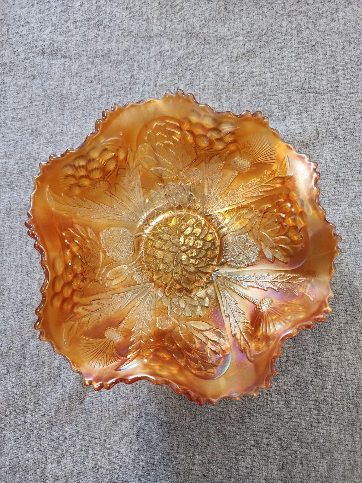 Dugan carnival glass compote *discontinued*