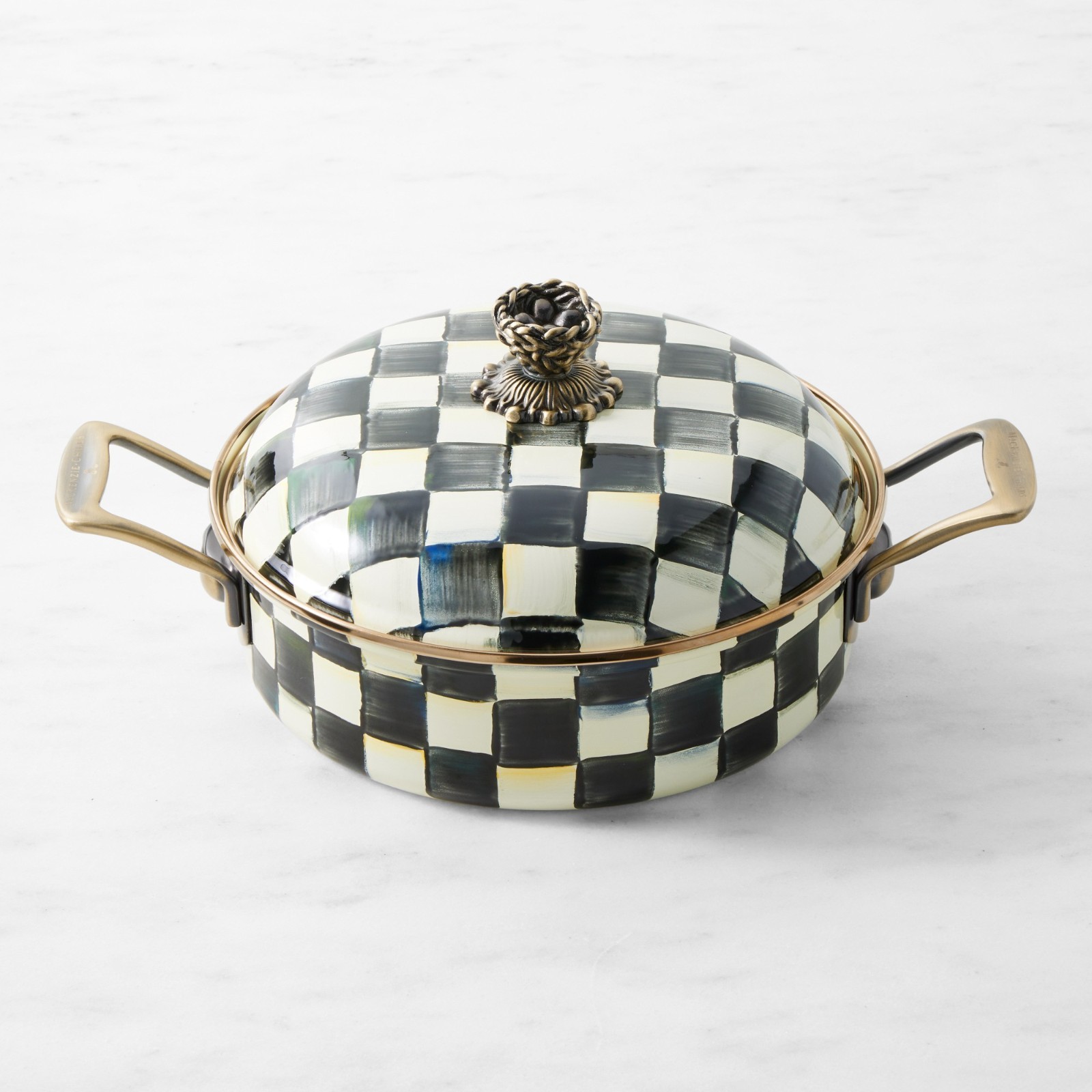 MacKenzie-Childs Casserole Dish, Courtly Check 3-Qt. Free Shipping