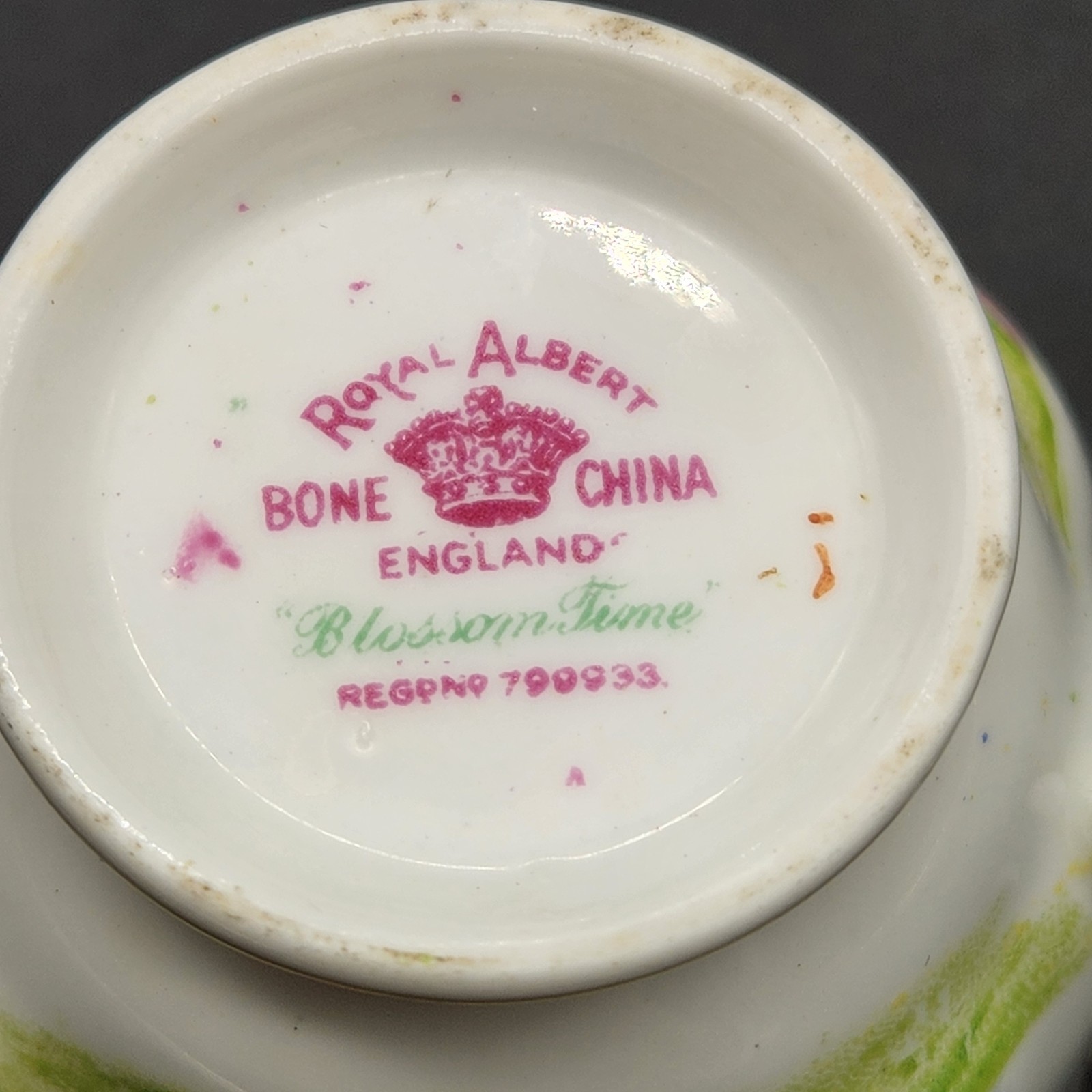 Vintage Royal Albert Blossom Time Teacup and Saucer Bone China
