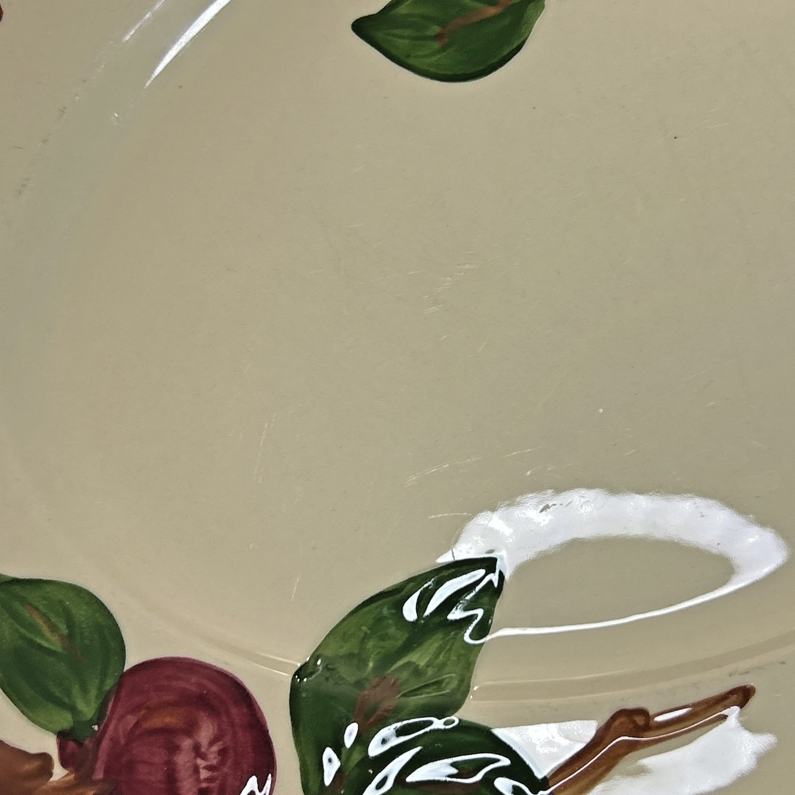 Franciscan Earthenware Apple Pattern Oval Serving Platter 14″x10″ USA