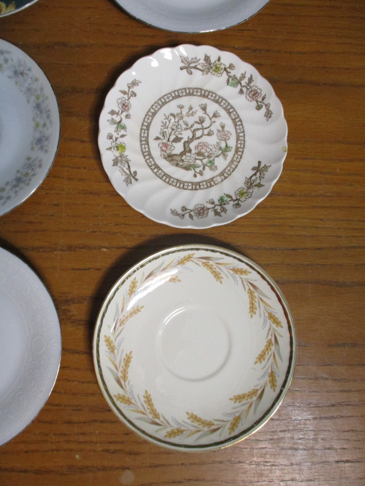 x8 – Mixed Lot of Saucer Plates – 5.25″ to 6-3/8″