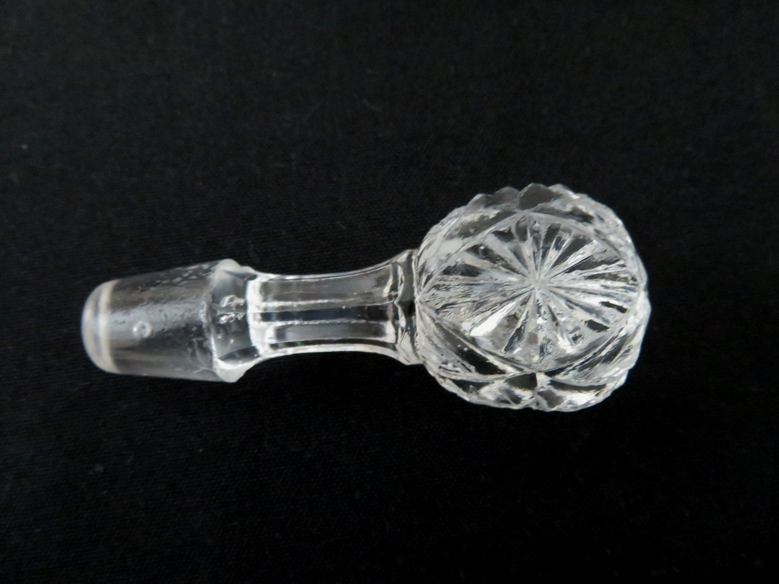 Antique EAPG Dunkirk Diamond Cruet Ohio Flint Glass Co. Exc Condition ca 1896