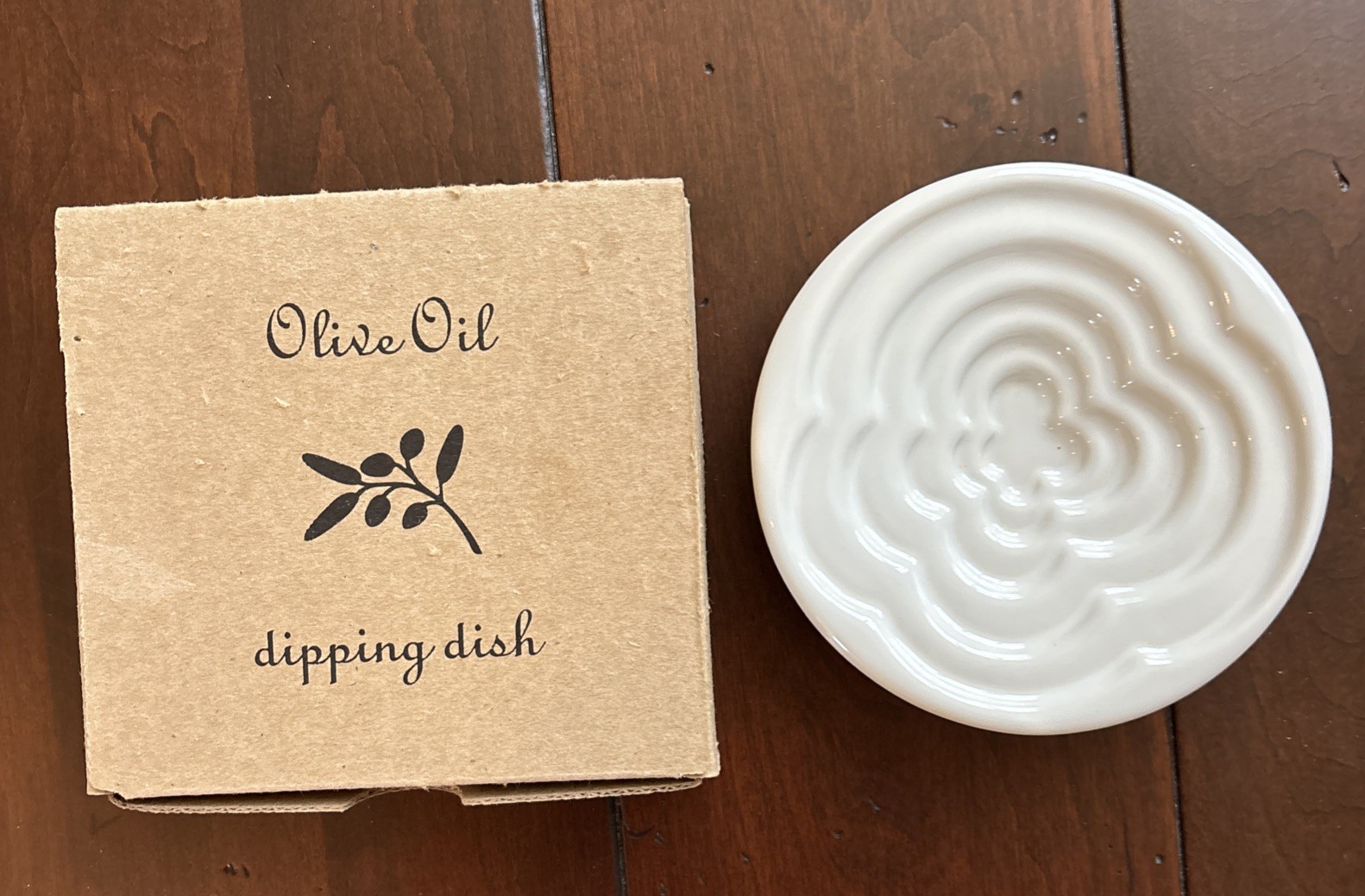 NEW in Box – Olive Oil Dipping Dish – Mary Judge Designs Made in USA
