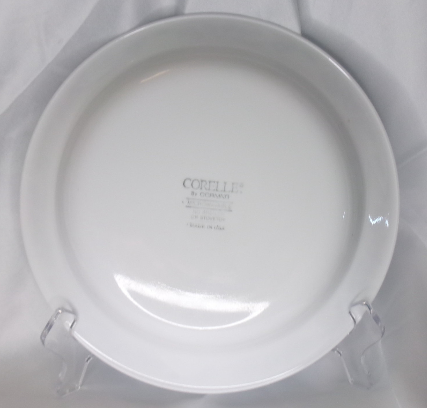 Corelle Blue Cornflower 60th Anniversary Flat Rim Shallow Pasta Bowl 15 oz.