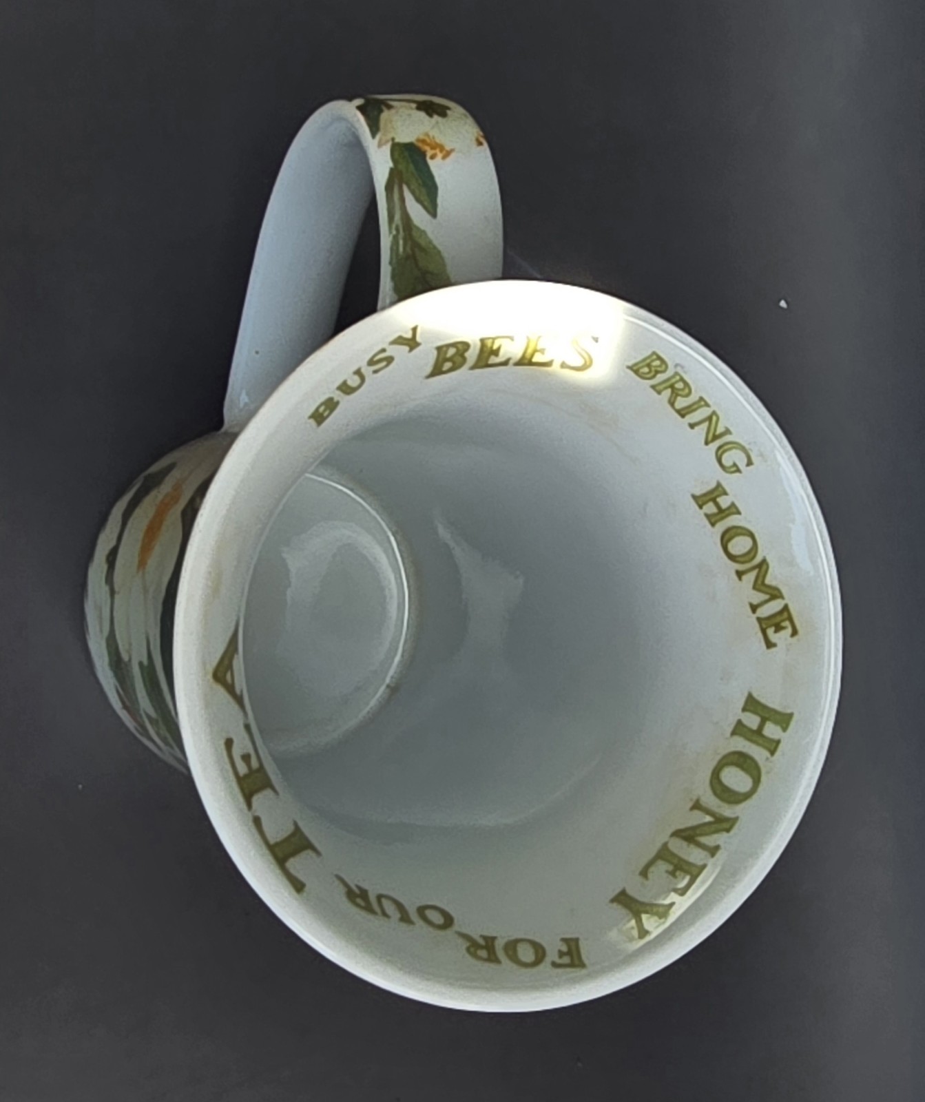 Cardew Designs Fine Bone China England Tea Cup/Mug Tea Floral tea and honey