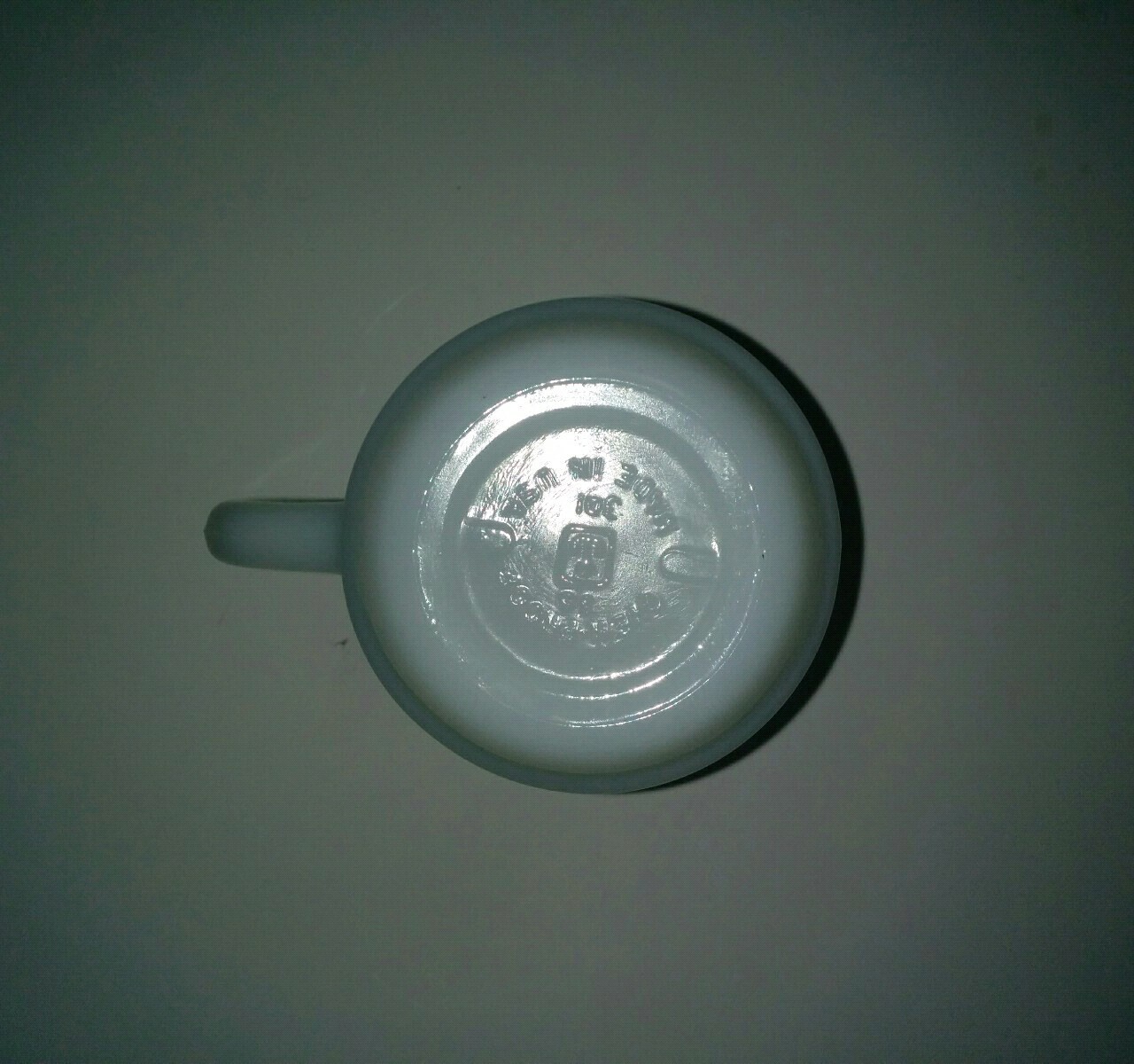 Vintage 1980 Strawberry Shortcake Mug Cup Milk Glass Anchor Hocking Fire King