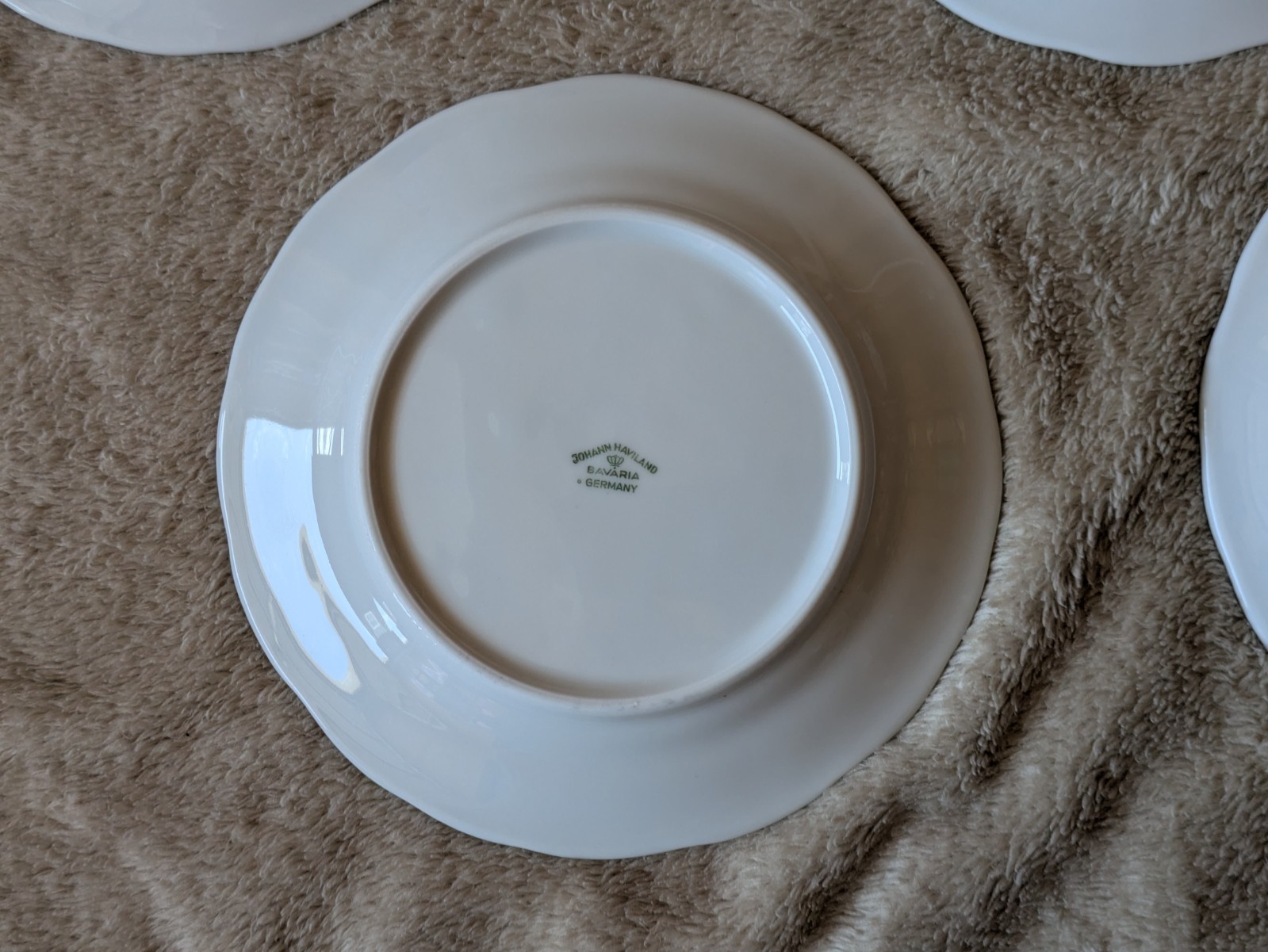 Johann Haviland Bavaria Germany Blue Garland 6.25″ Bread Butter Plate set of 8