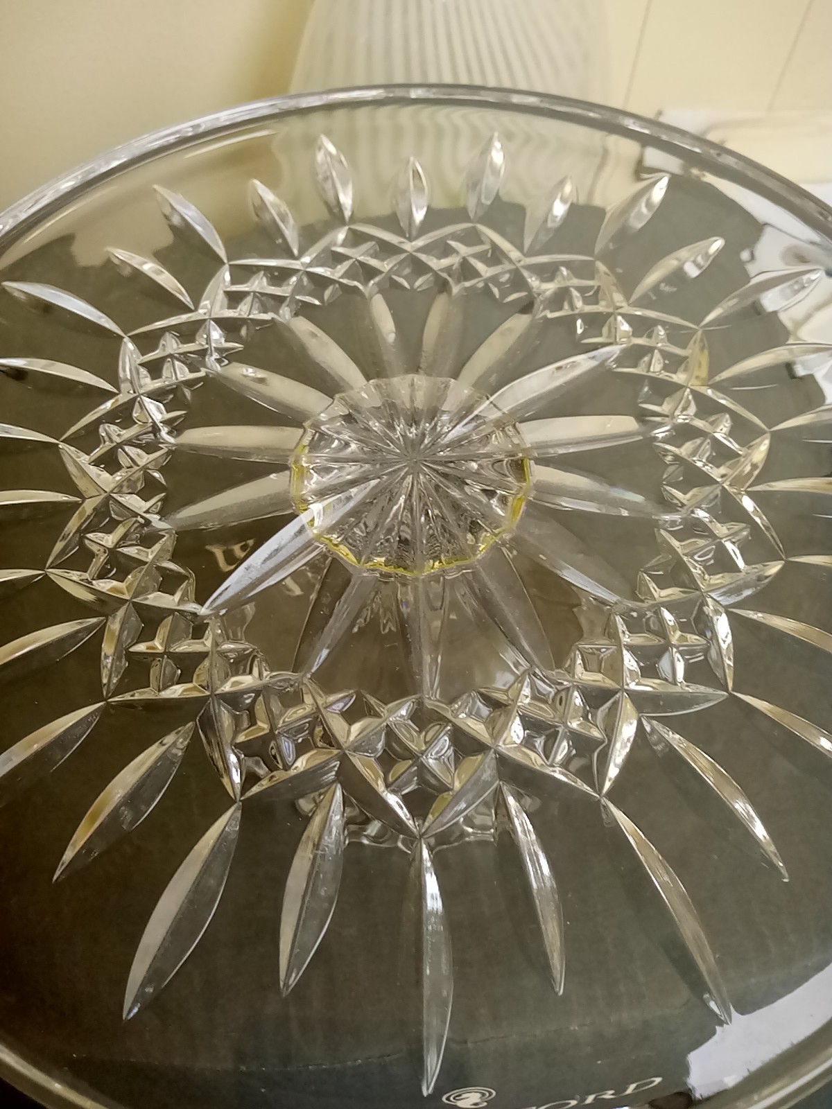 Waterford Crystal LISMORE 11″ Cake Stand New In Box