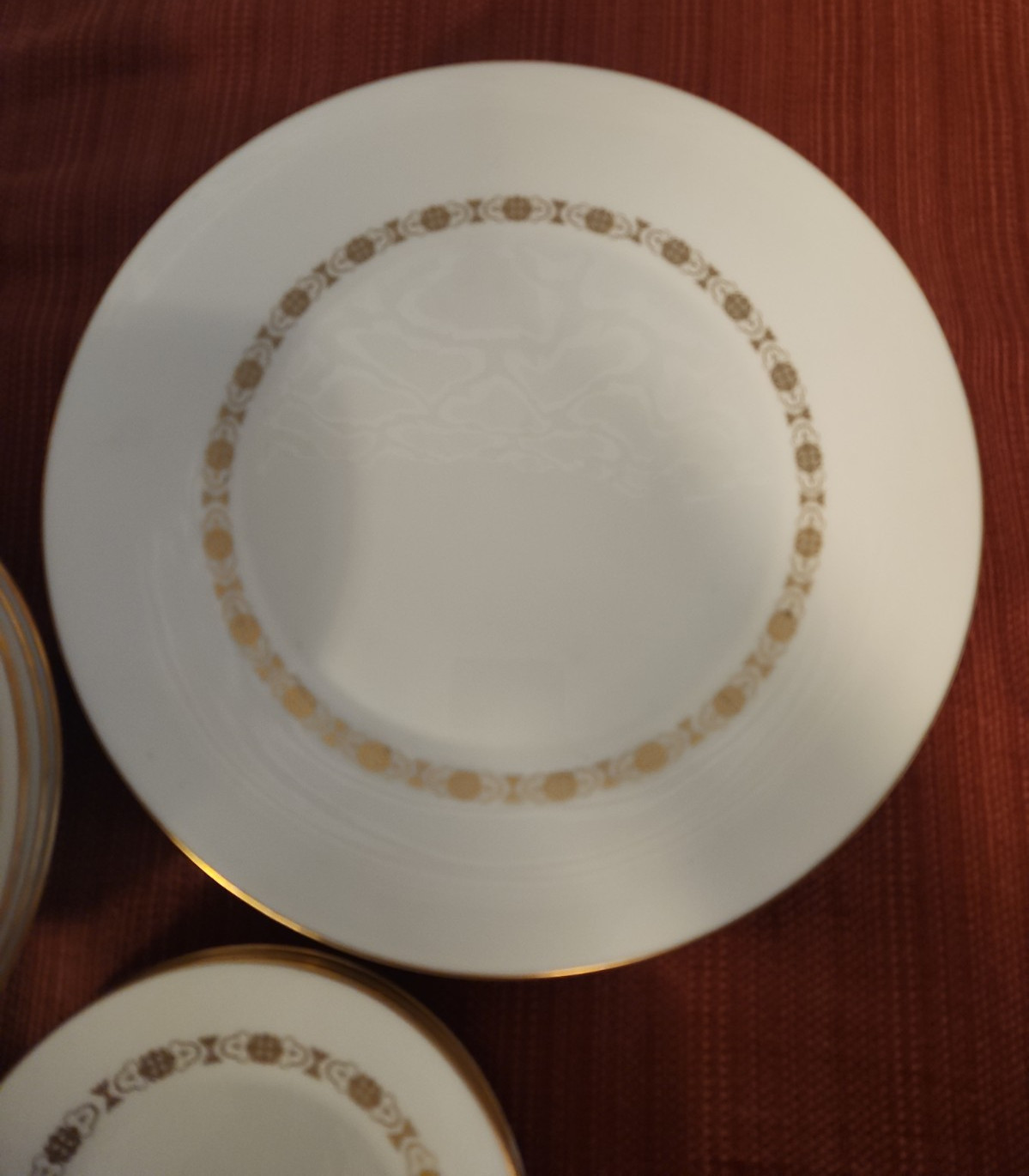 VTG 1965 MCM Minton Dinnerware Golden Diadem H-5270 79 Pieces 12 Place Settings+