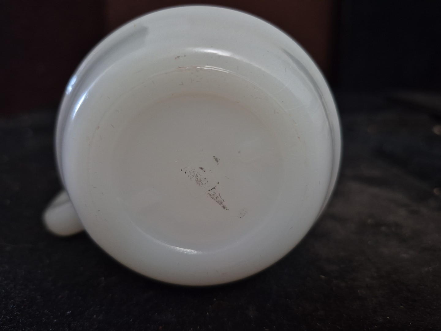 Anchor Hocking Strawberry Shortcake Milk Glass Kids Mug Oven Proof 1980s