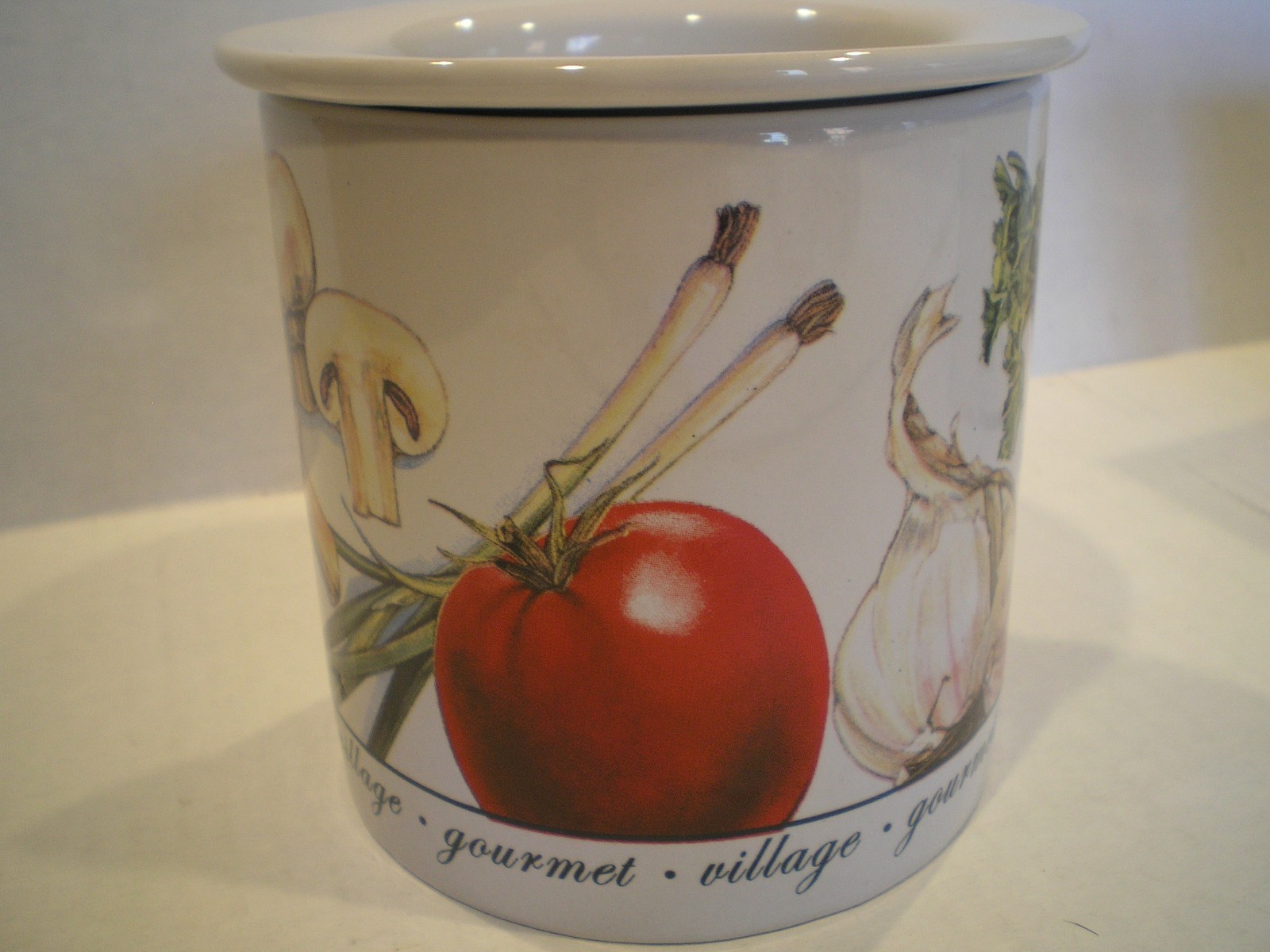 GOURMET VILLAGE CLASSIC DIP CHILLER Veggies Vegetable Pattern NEW IN BOX