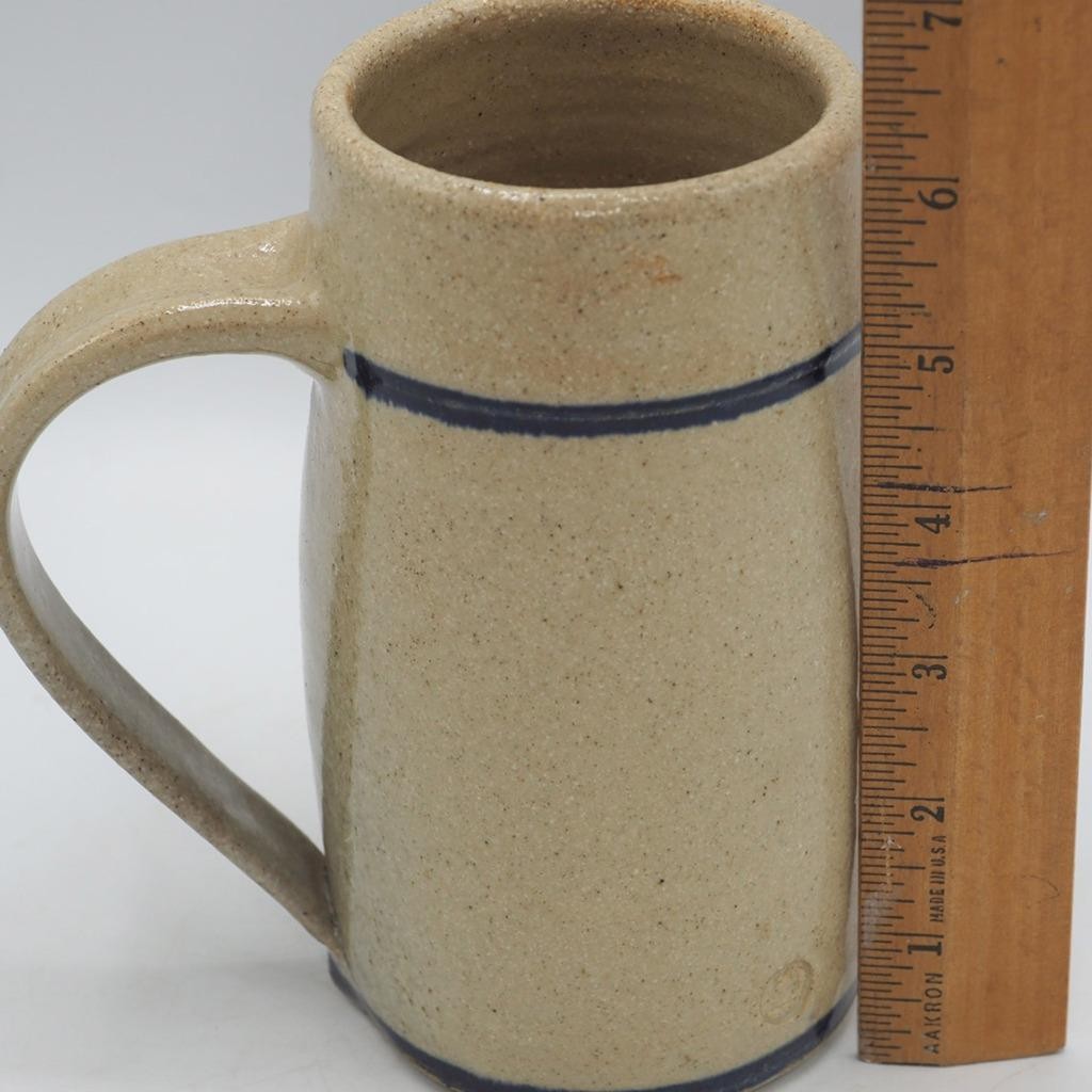 Stoneware Covered Bridge Handmade Ceramic Mug