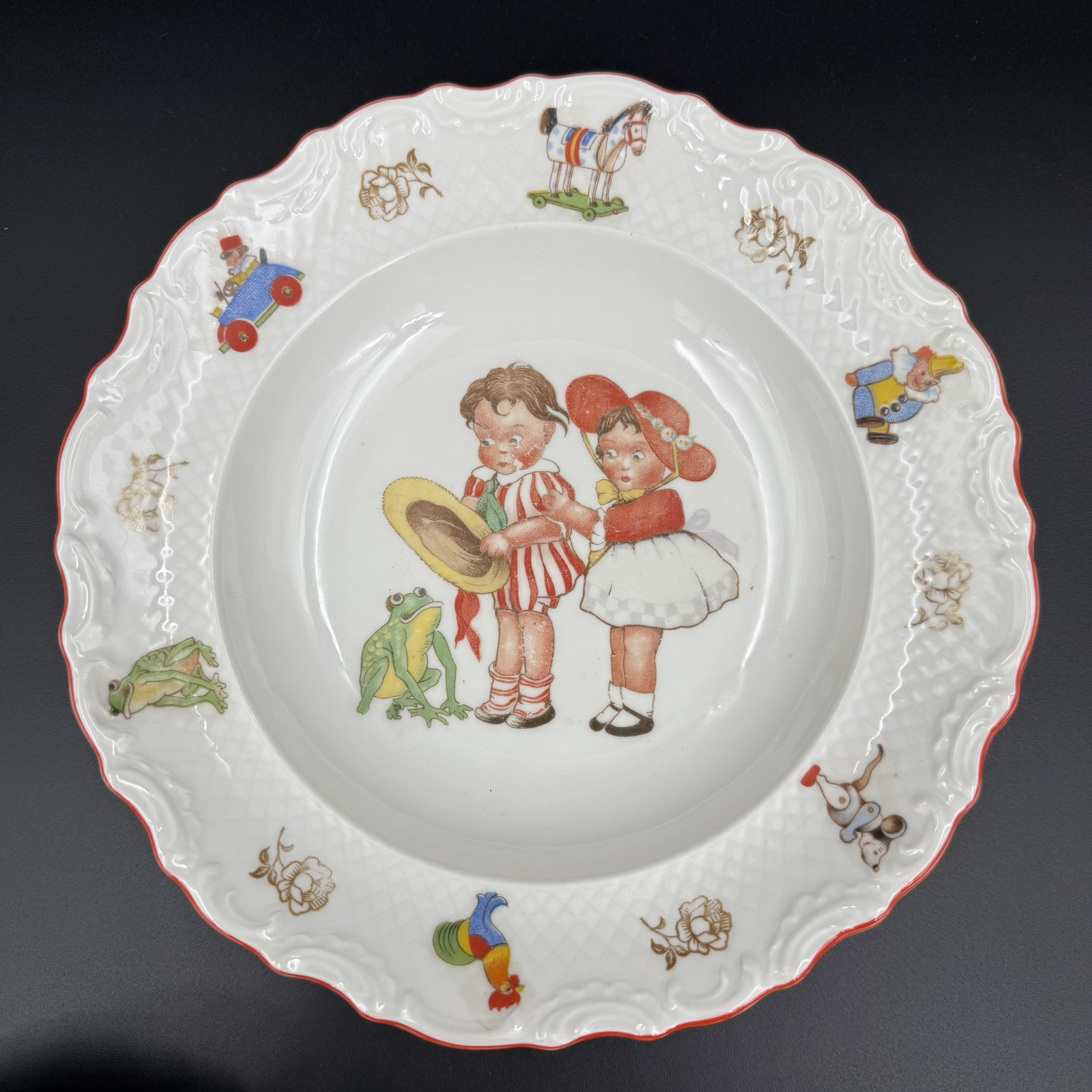 Johann Haviland Bavaria Schumann Germany 5 piece Childrens Nursery china set
