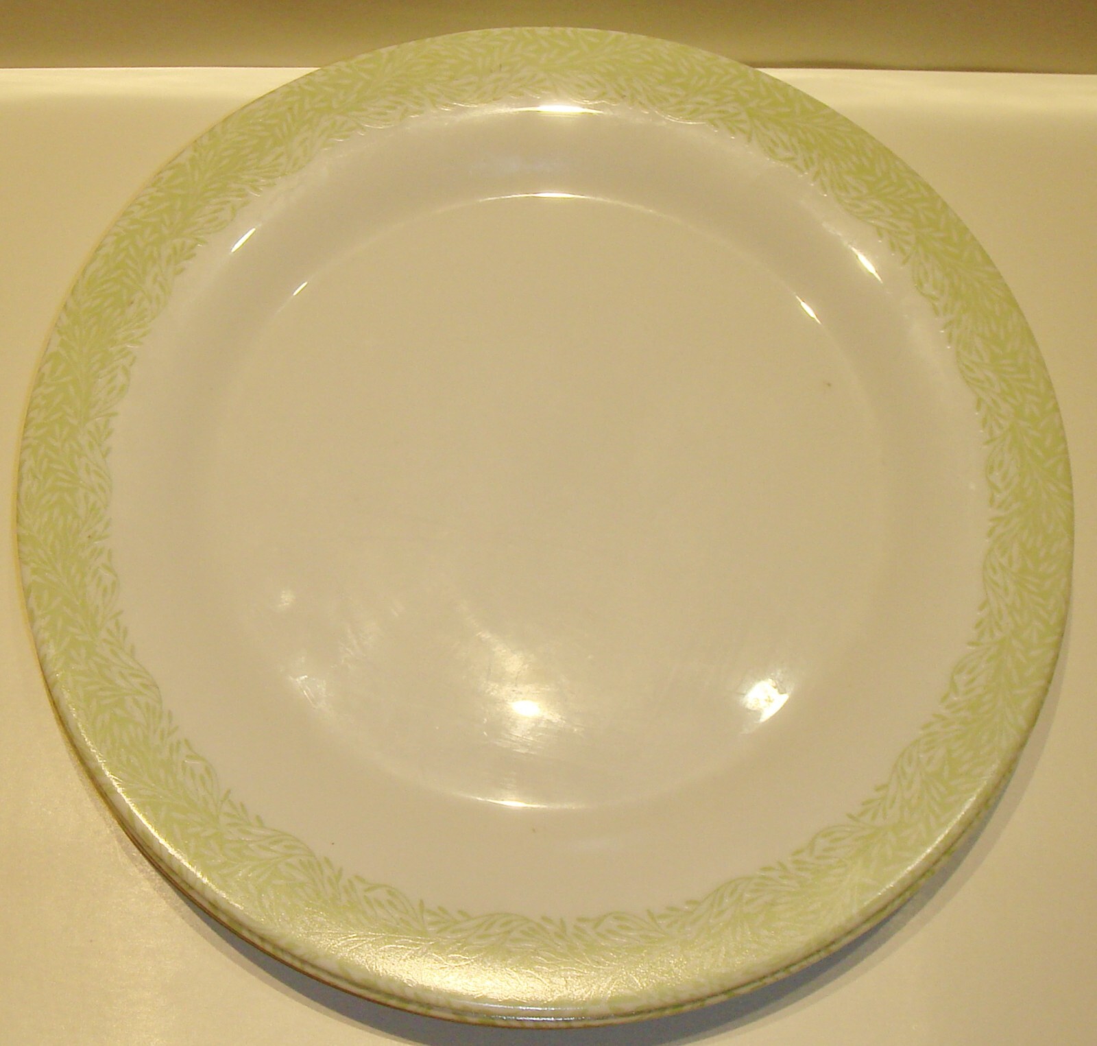 Vintage 4 Martha Stewart Everyday Green Leaves Plates Set France Dish Lot