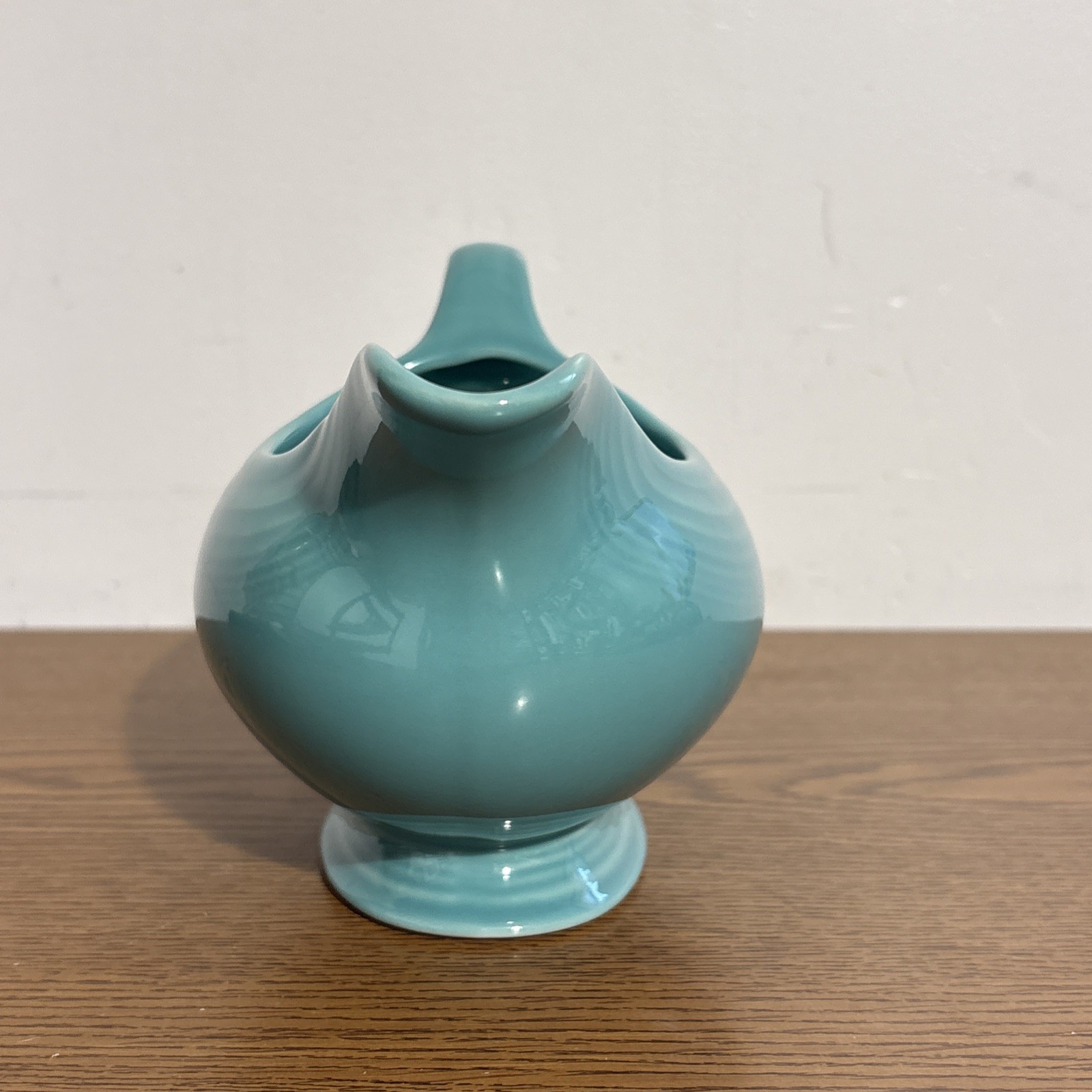 Fiestaware Turquoise Gravy Boat Homer Laughlin Introduced In 1988 Made In USA