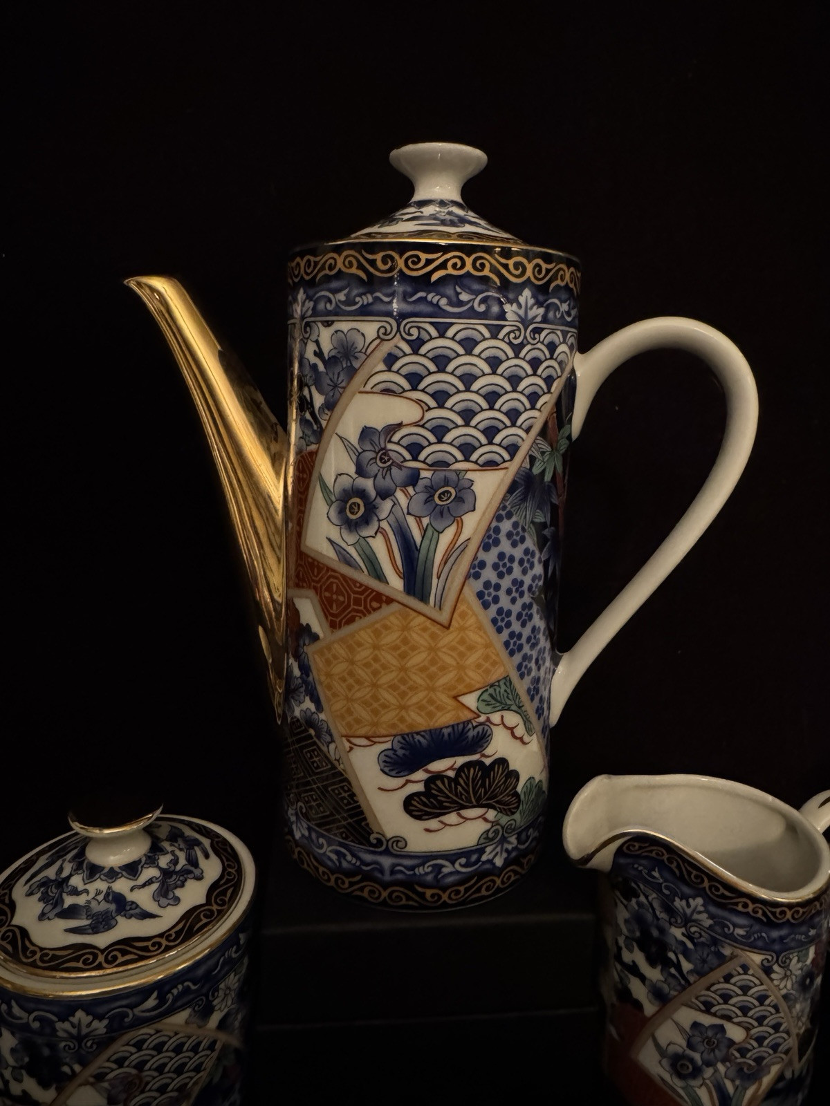 Vintage Japanese Demitasse Set