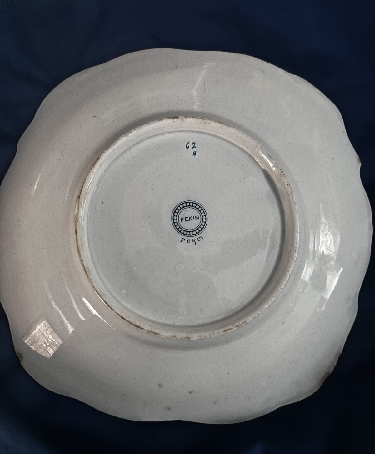Antique Beech & Hancock PEKIN Plate/bowl, 9.5”