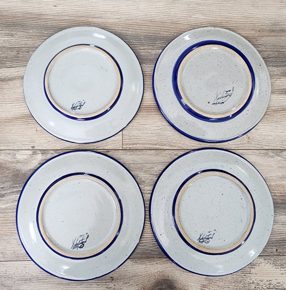 Teresa Duran Xochiquetzal Tonala Butterfly Salad Plates | Set of 4 | 8.75″