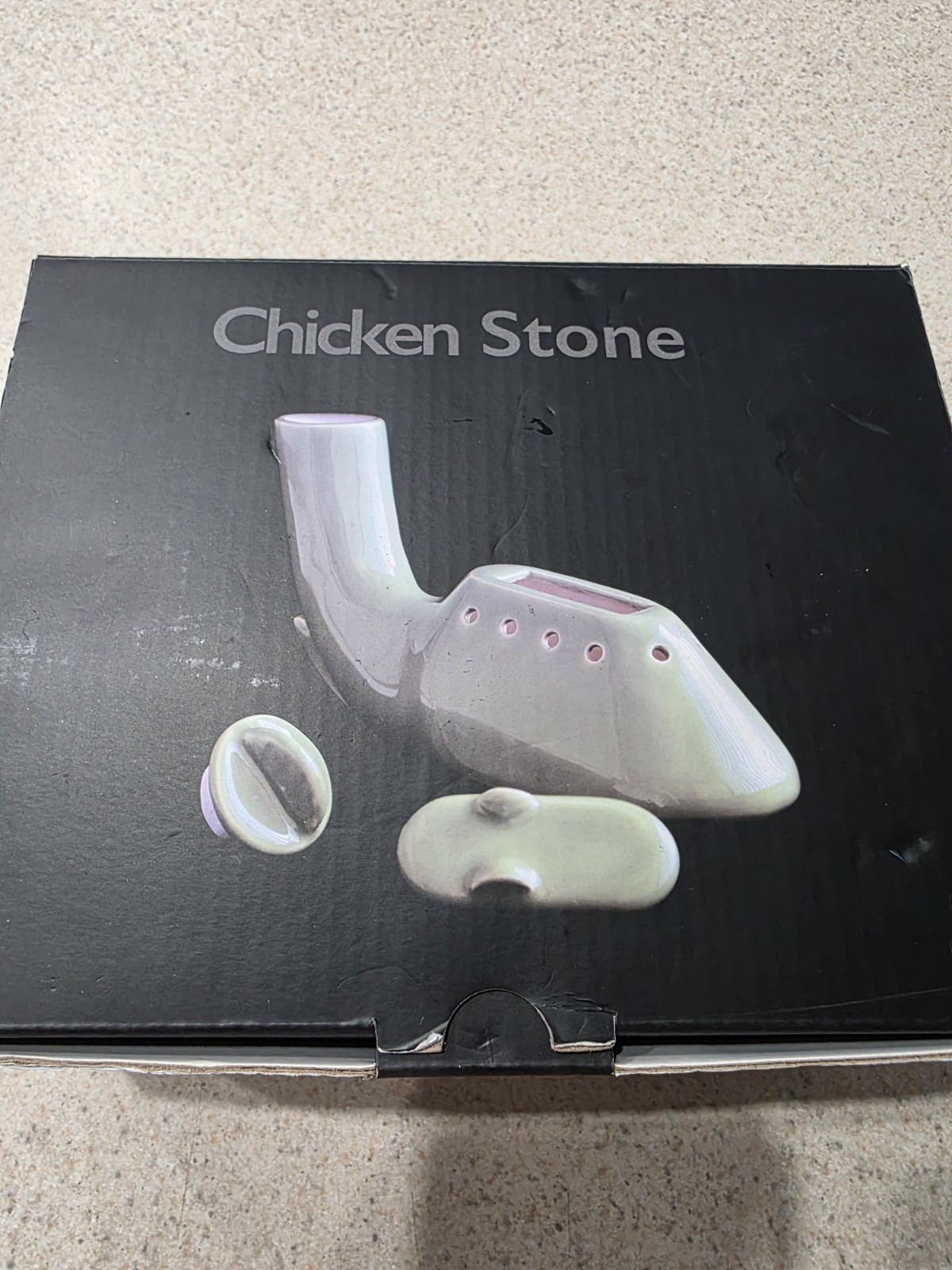 Yellow Chicken Stone Turkey Stone Ceramic Cooker & Infuser