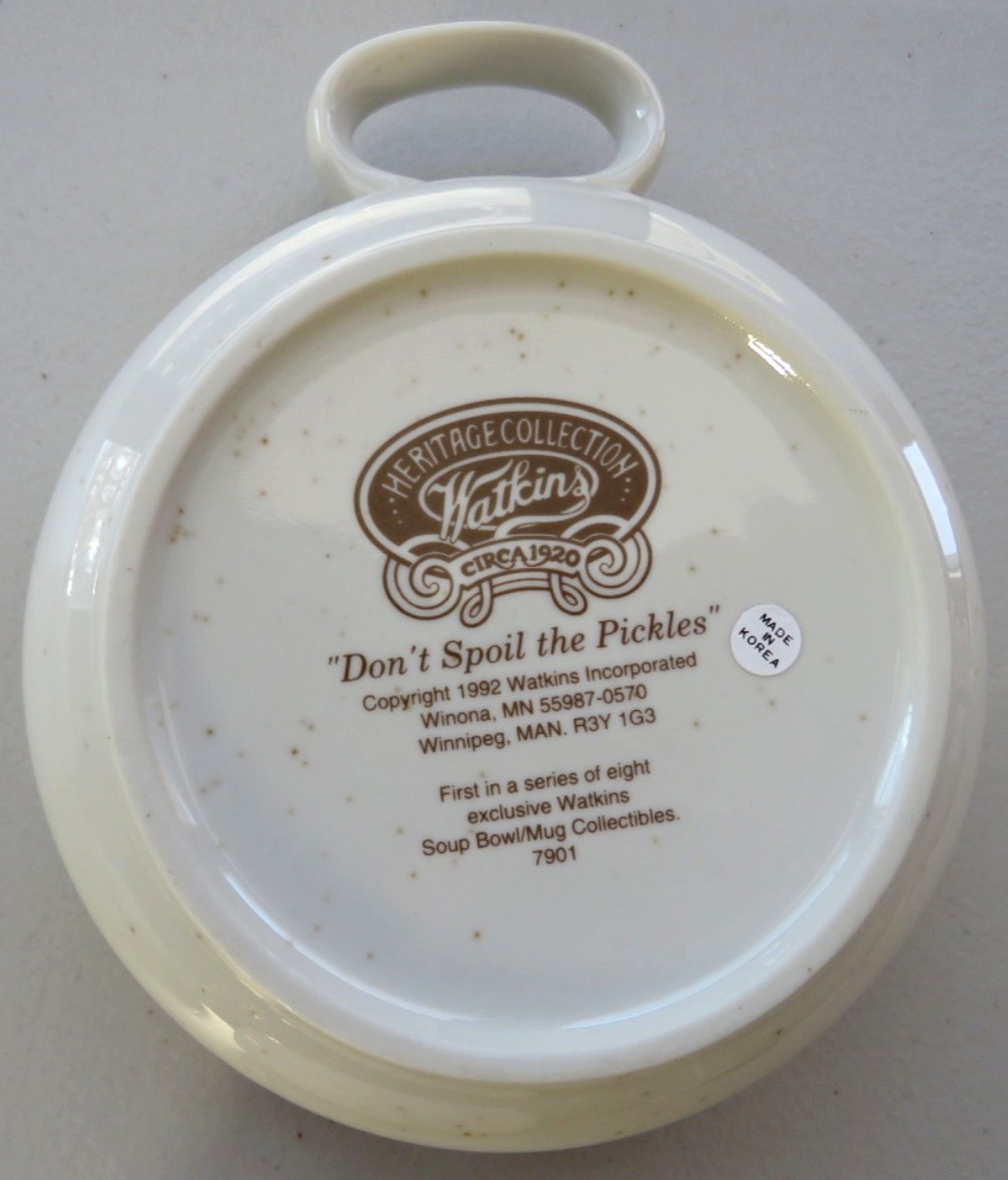 WATKINS Heritage Collection -Set of 4 SOUP BOWLS – 1992 Excellent