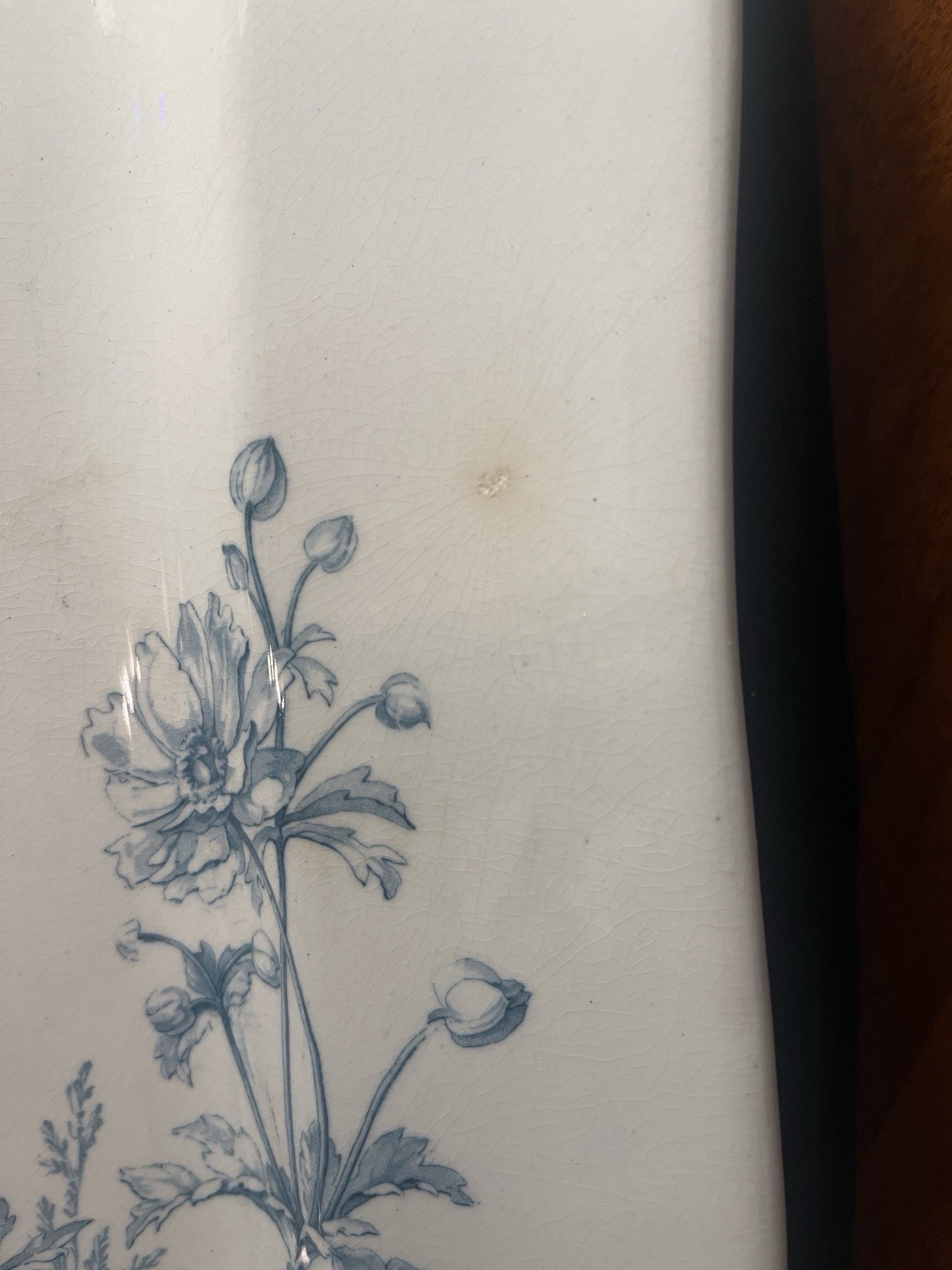 Antique Doulton Arundel Burslem Large Transferware Ironstone Platter