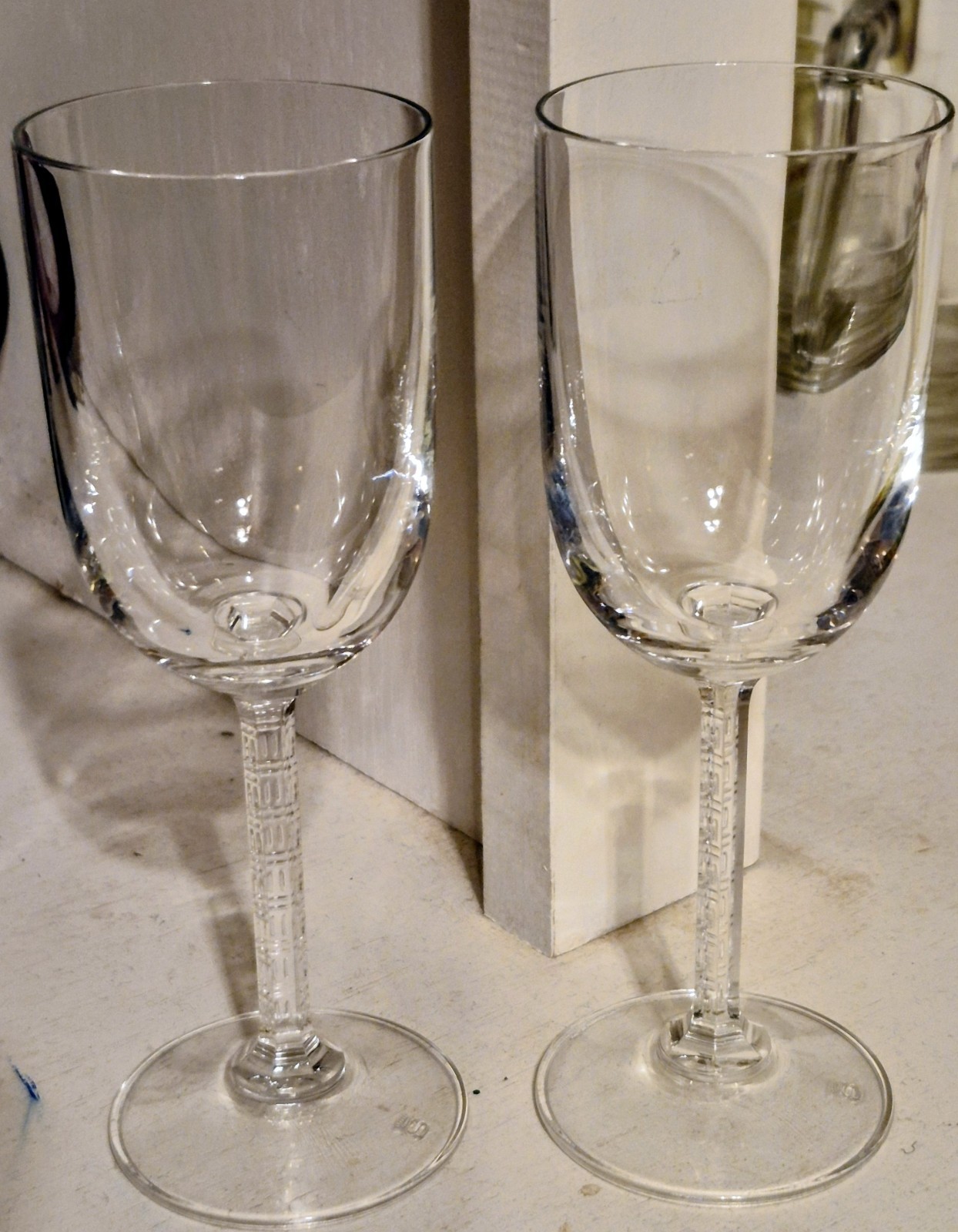 Set Of 2 Spiegelau Galeria #609 Stem Crystal Clear Cordial Liquer Port Glasses