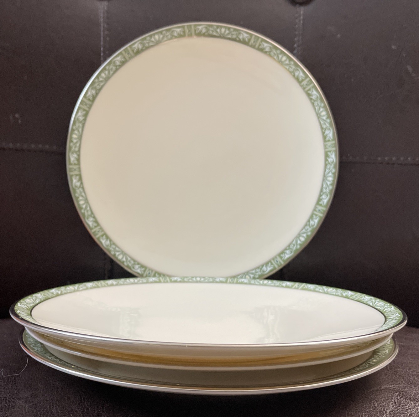 Set of 4 VTG Lenox ADRIENNE Salad Plates 7 7/8“ USA