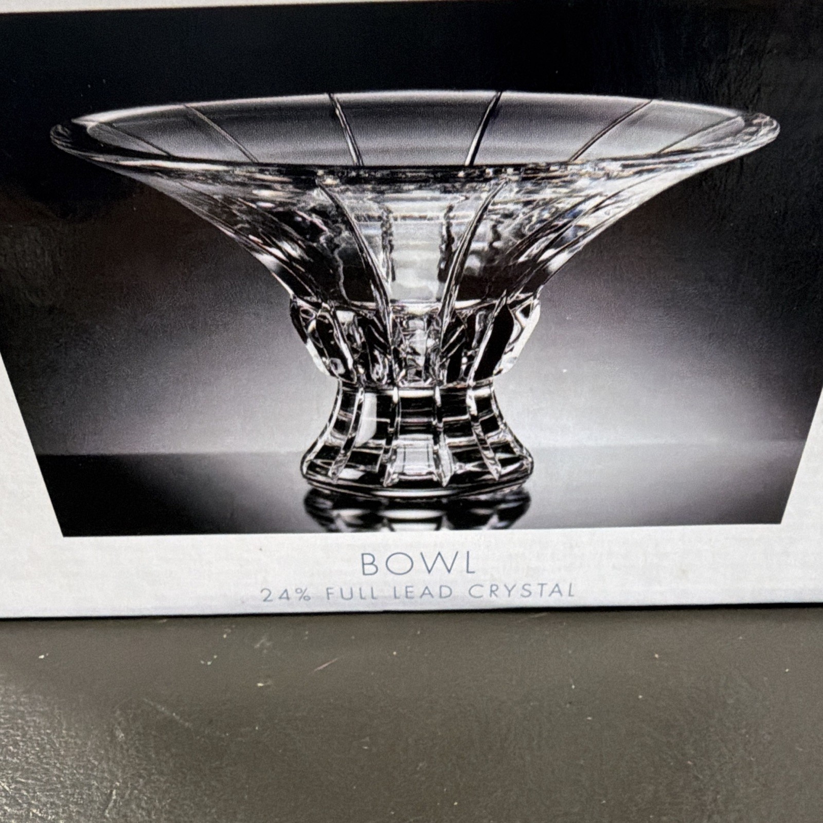 Royal Limited Clear Crystal Round Pedestal Bowl One-Piece Set Includes Bowl