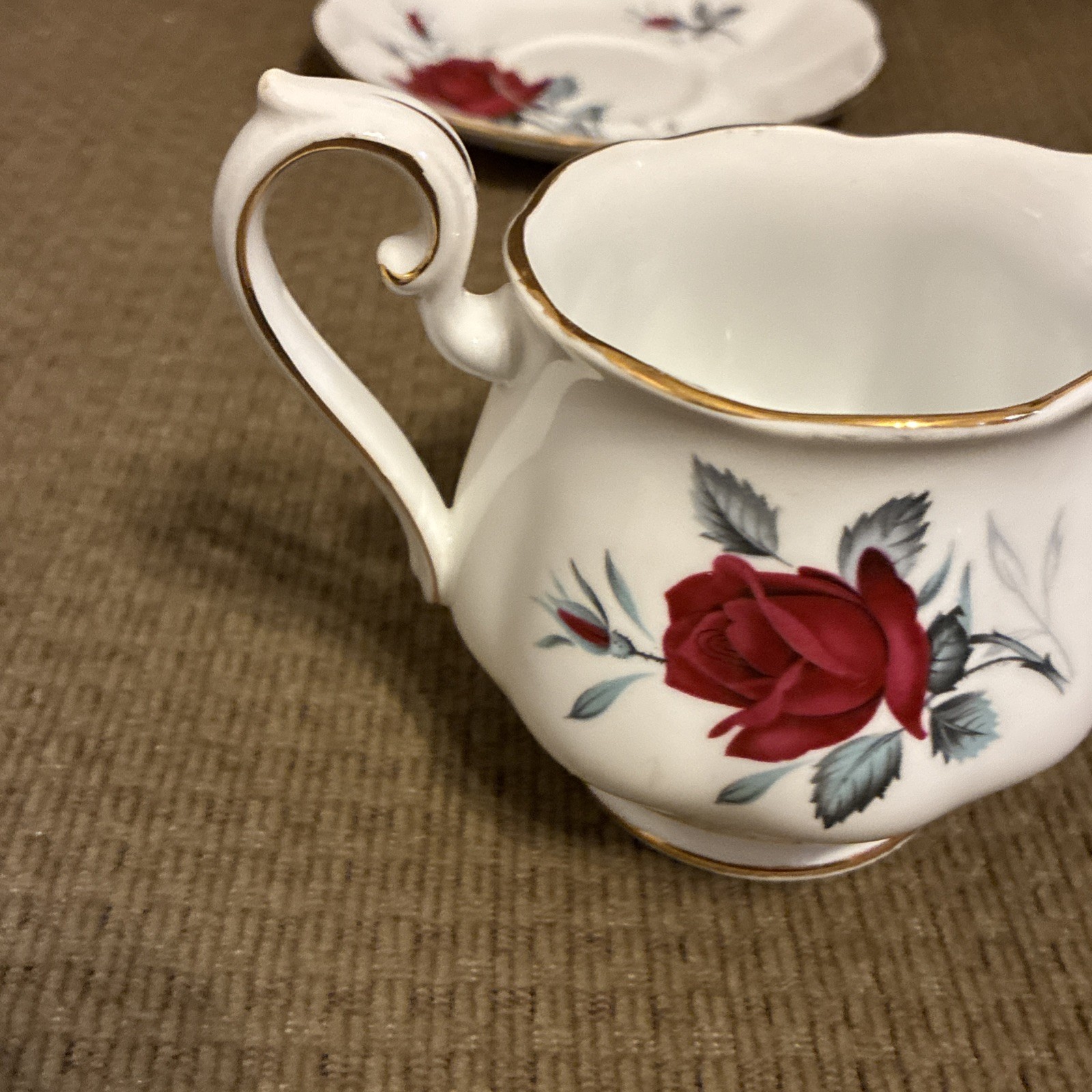 Royal Albert Creamer and Saucer Sweet Romance England
