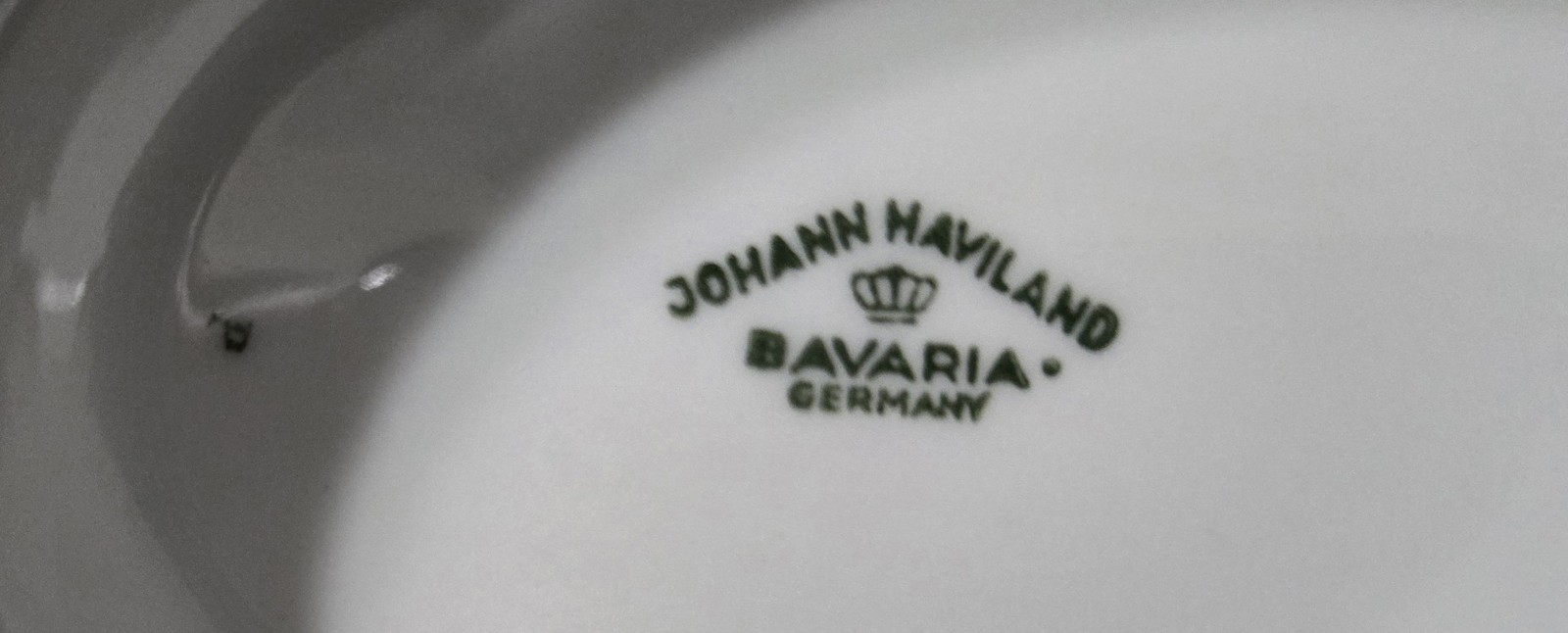 MINT Johann Haviland Bridal Rose Bavaria LG Gravy Boat/attached Underplate Roses