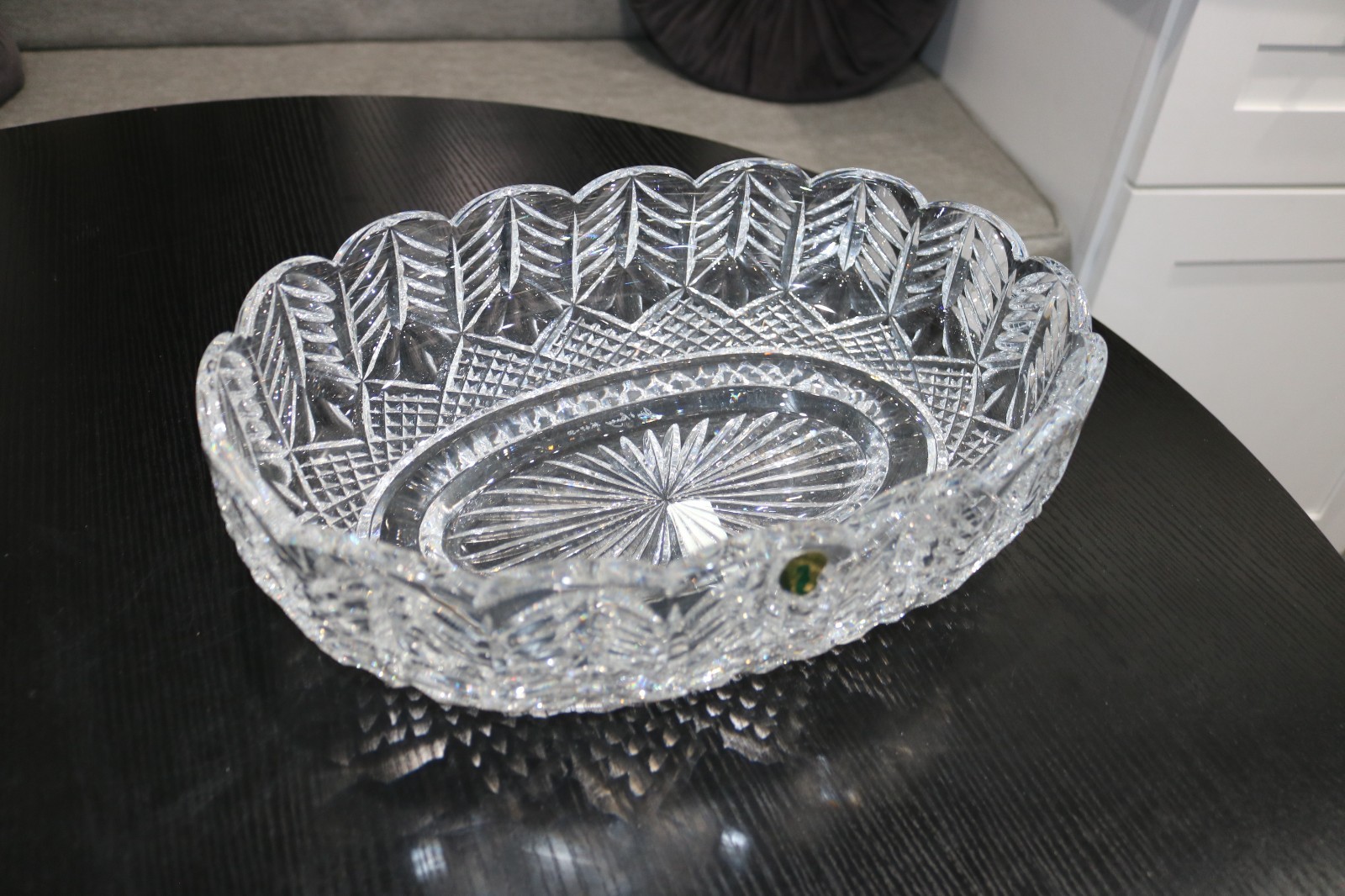 RARE Waterford Limited Edition Oval North Shore Bowl 47/50 Signed by Jim O’Leary