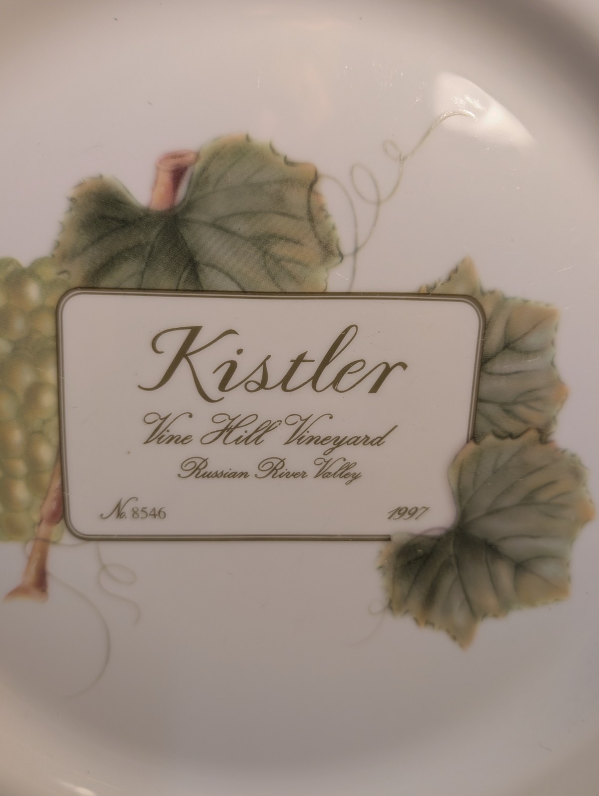 Wedgewood Grand Gourmet Kistler Vintage Collection Dinner Plate 9 3/4″ EUC