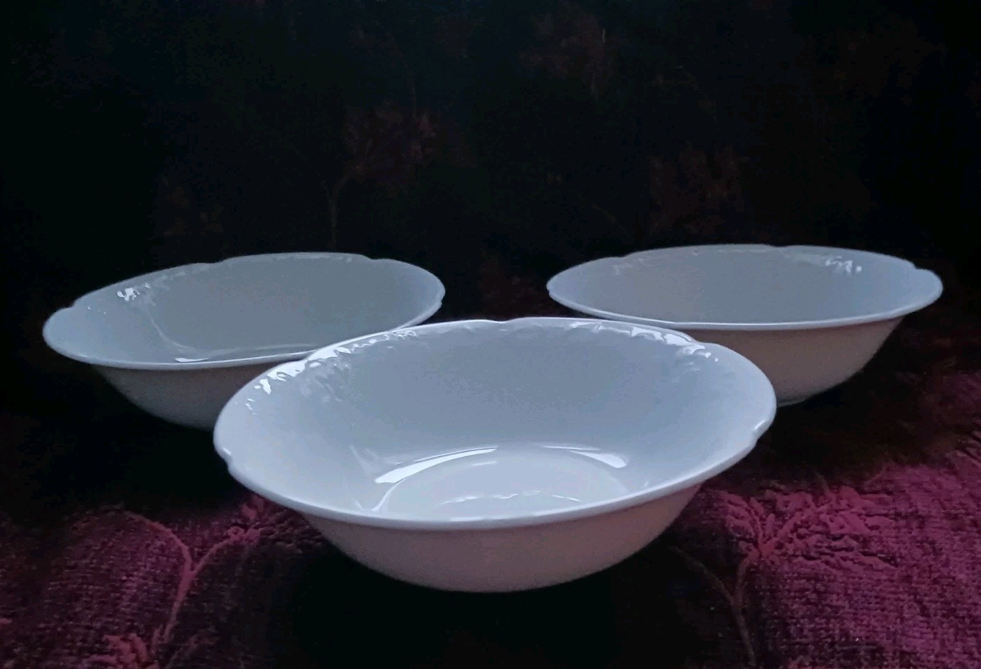 Kaiser Dubarry Cereal Bowls -Set/3- 6 1/8 in. *Appear Unused*