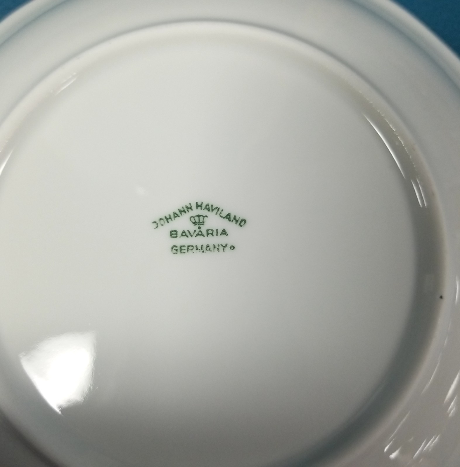 4 Replacement Johann Haviland Blue Garland Soup & Cereal Bowls Germany