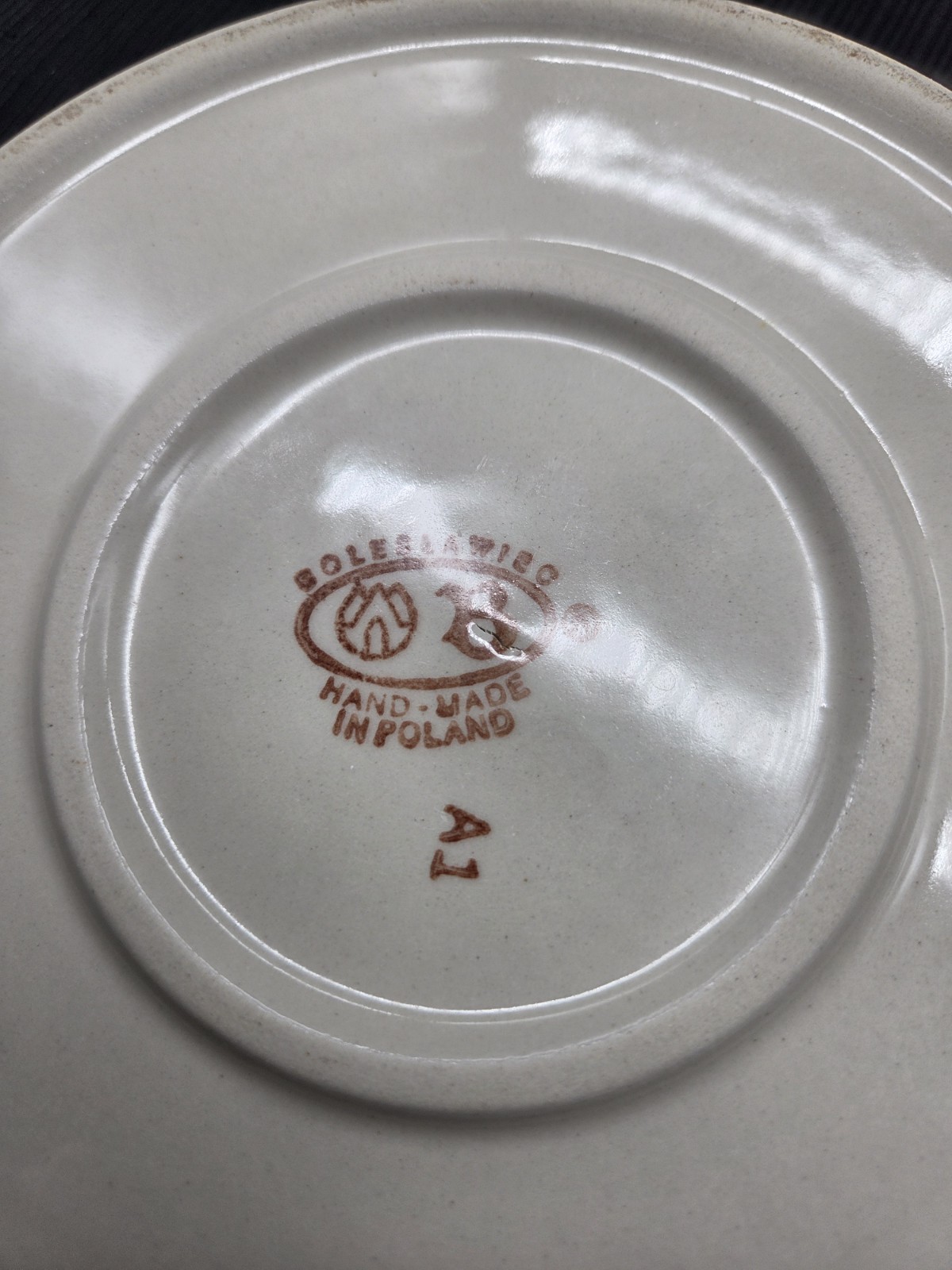 Vintage Boleslawiec Polish Pottery Stars 9.5″ Round Baker + Oval Dish VGC