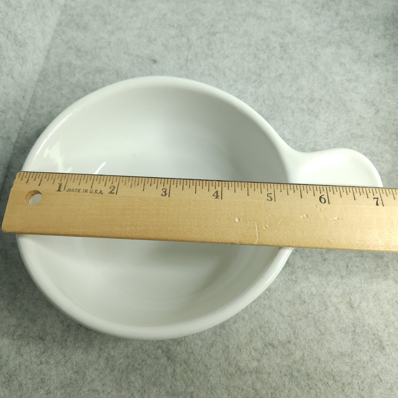 CorningWare French White 15 oz Stoneware Grab It Soup Bowl With Handle