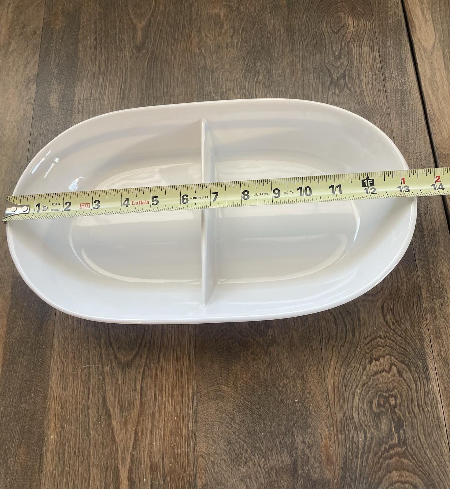 Vintage Action 80’s Strawberry Stoneware Oval Divided Serving Baking Dish 13”