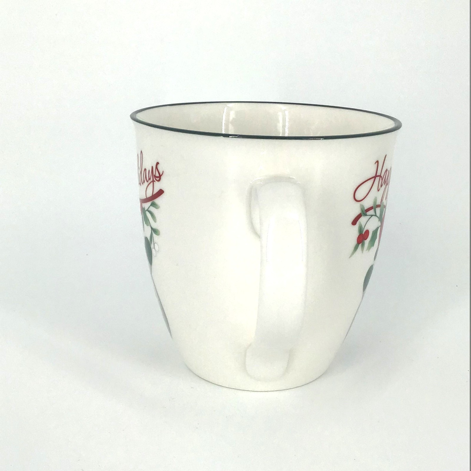Pfaltzgraff Winterberry Mug Happy Holidays Snowman 20 oz 4.25″ D 4.5″ H