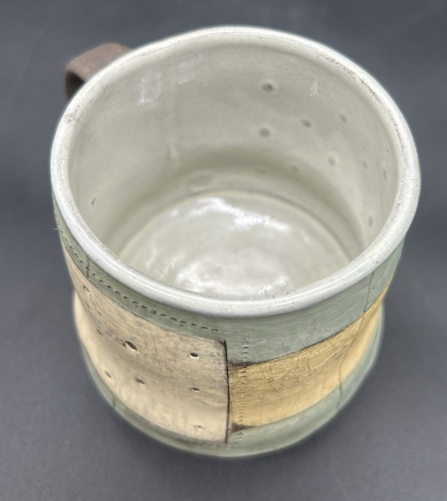 Mark Arnold 2017 Portfolio Art Pottery Organic Free Form Ceramic Mug