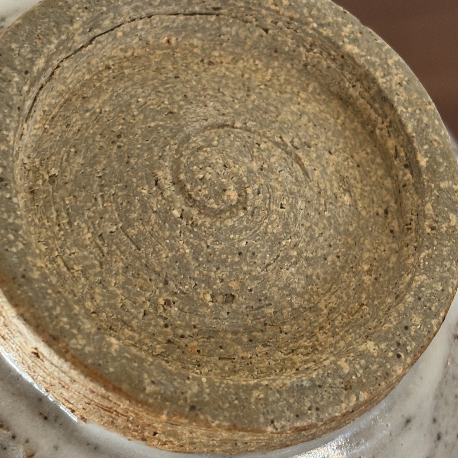 Small Art Pottery Bowl / Dish Mixed Gray Glaze Hand Thrown Studio