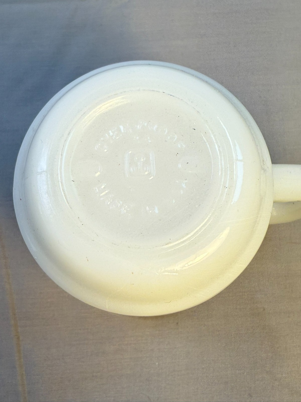 1980 Strawberry Shortcake Fire King Mug Anchor Hocking Milk Glass