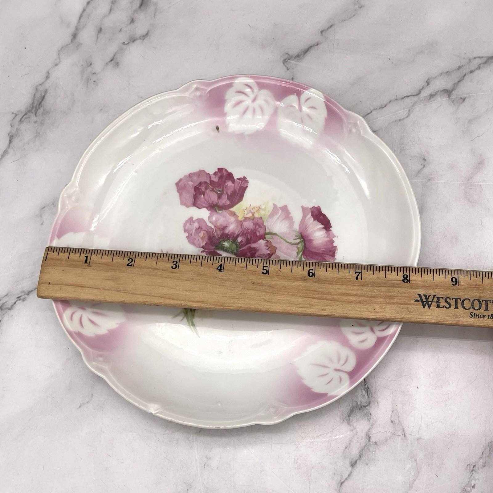 Vintage Reticulated Plates Flowers Cottage Core Shabby Wall Gallery Decor – Lot
