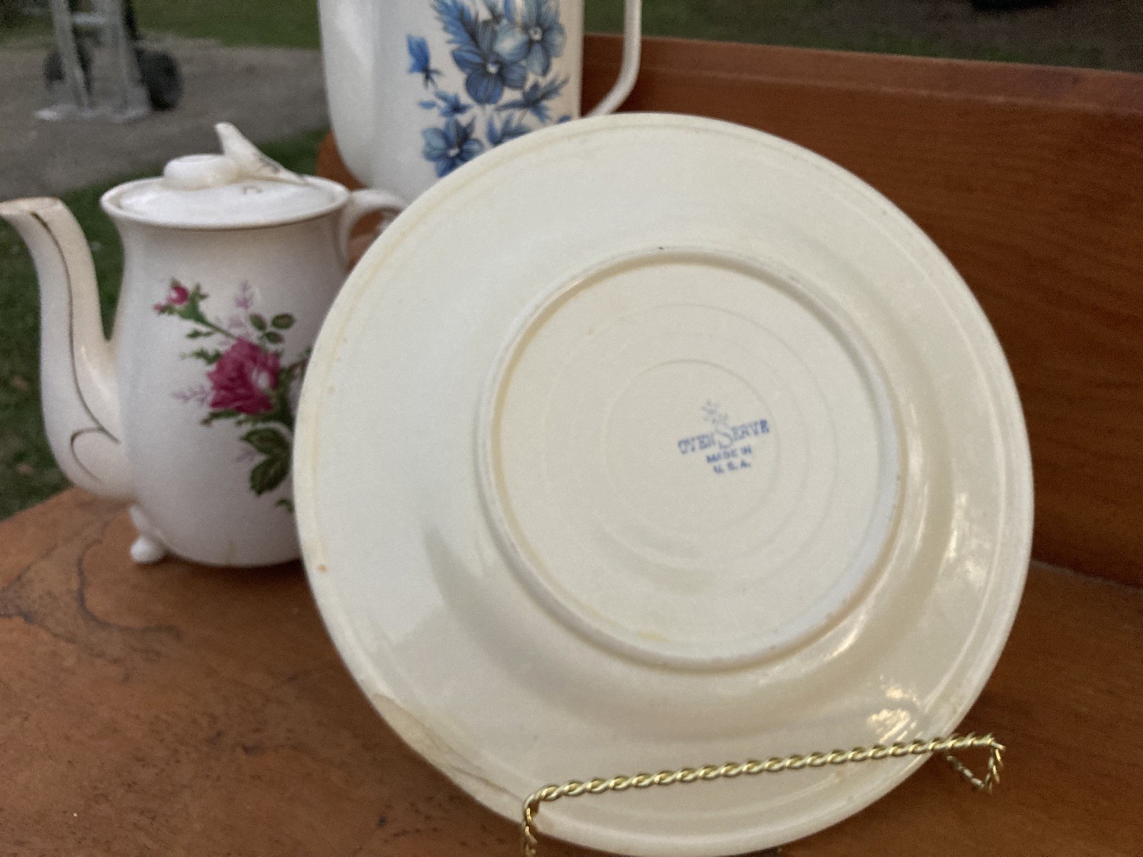 Vintage Homer Laughlin. Dinner Plate 9” Made In USA. 1 Pc