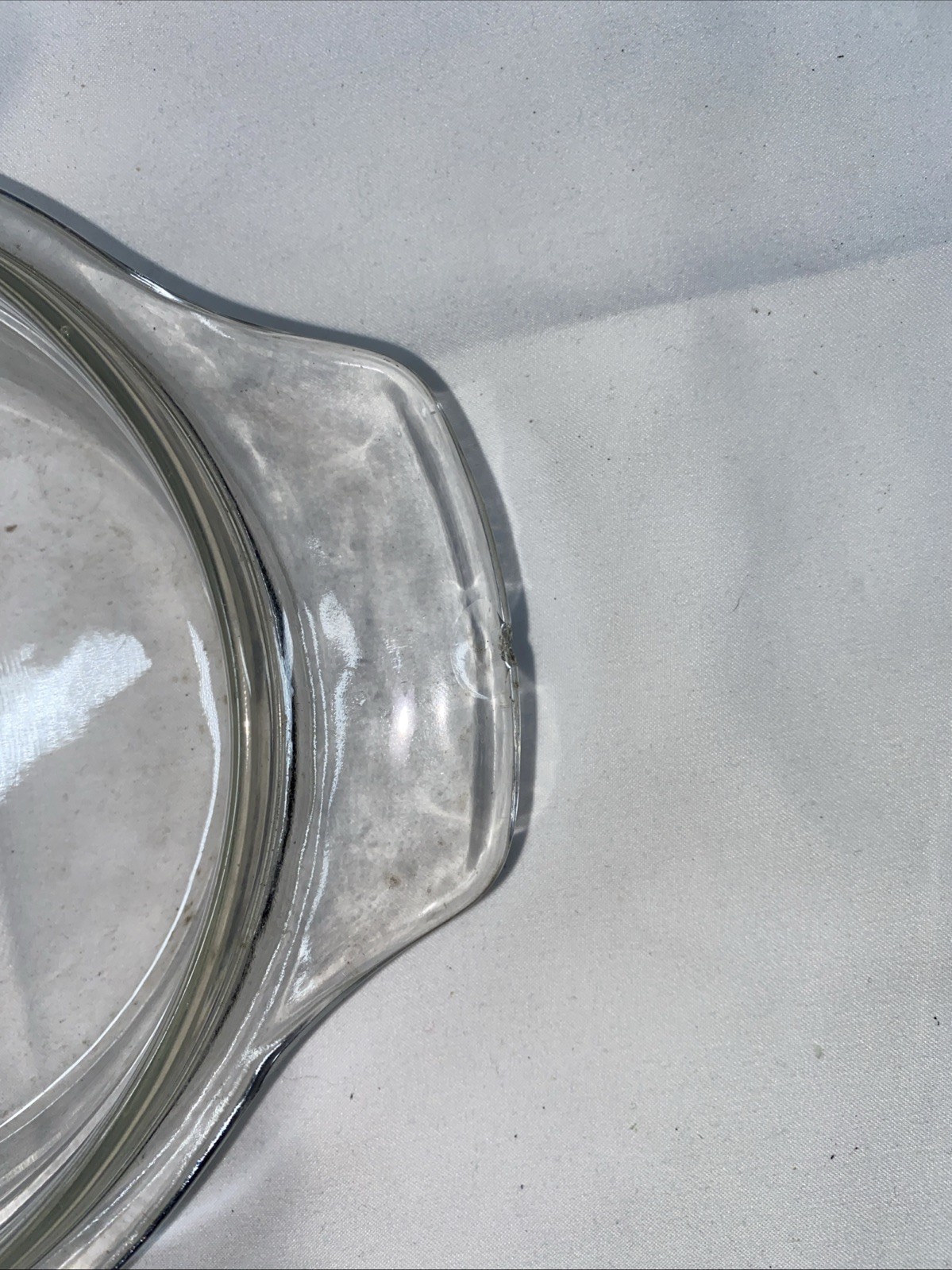 Oval Casserole Replacement Glass Lid. 8.5″ L X 7″ W X 1.5 H