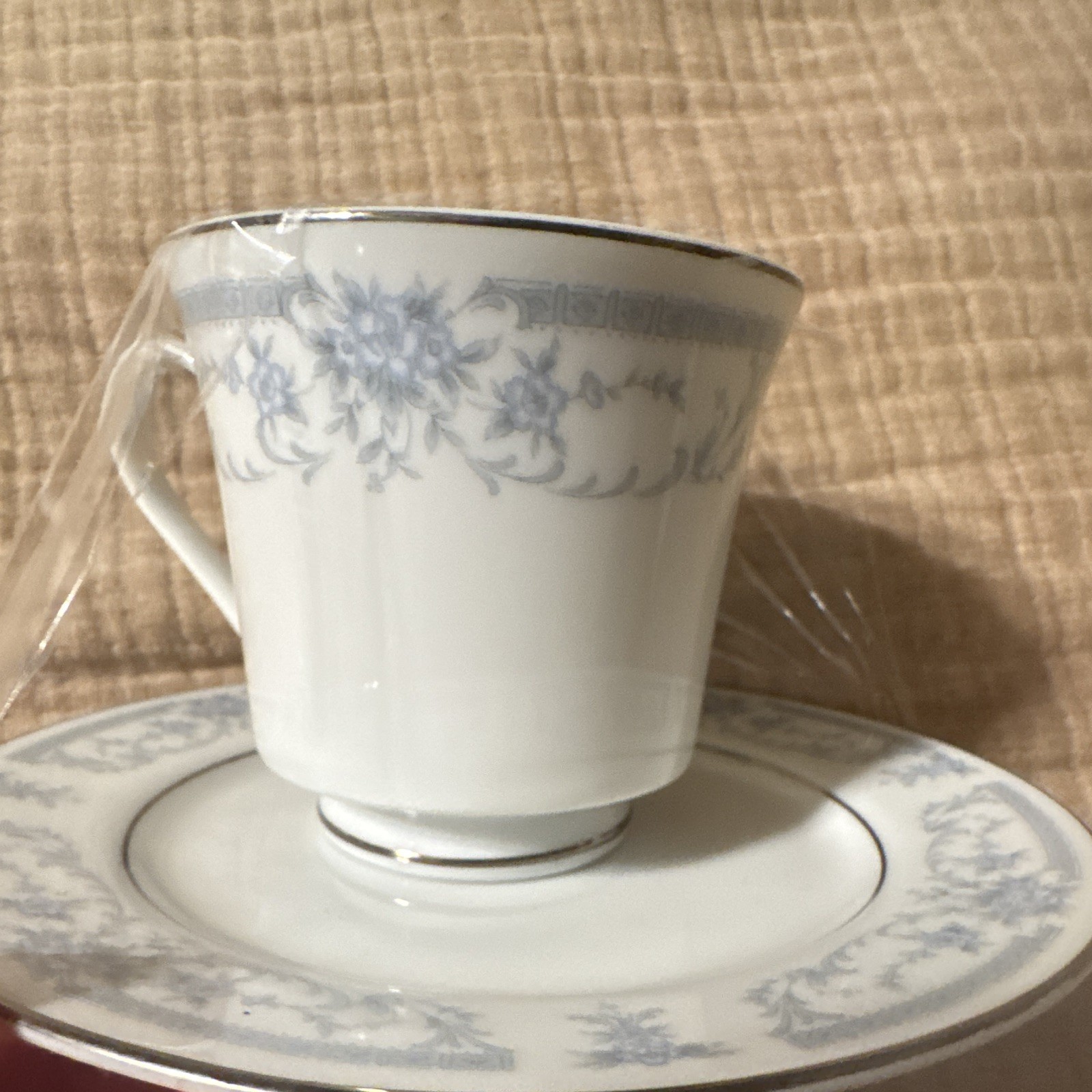 Sheffield Blue Whisper Porcelain Fine China Cup & Saucer Set Japan 1985